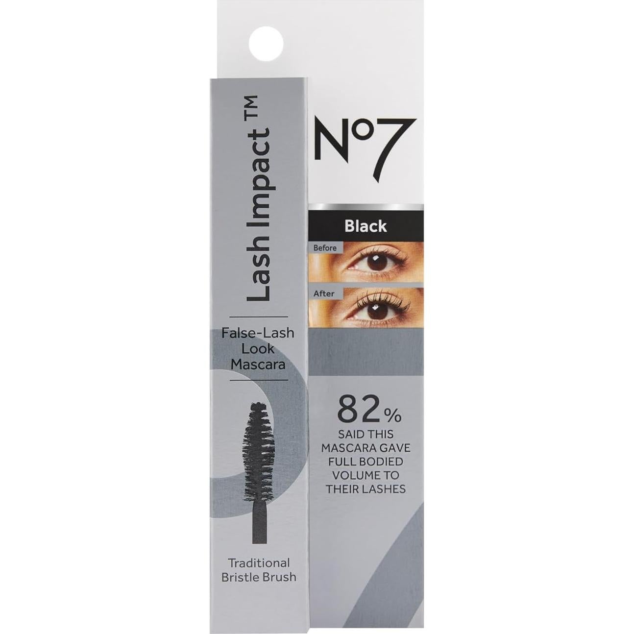 Máscara Voluminizadora No7 Lash Impact - Negro - 7ml