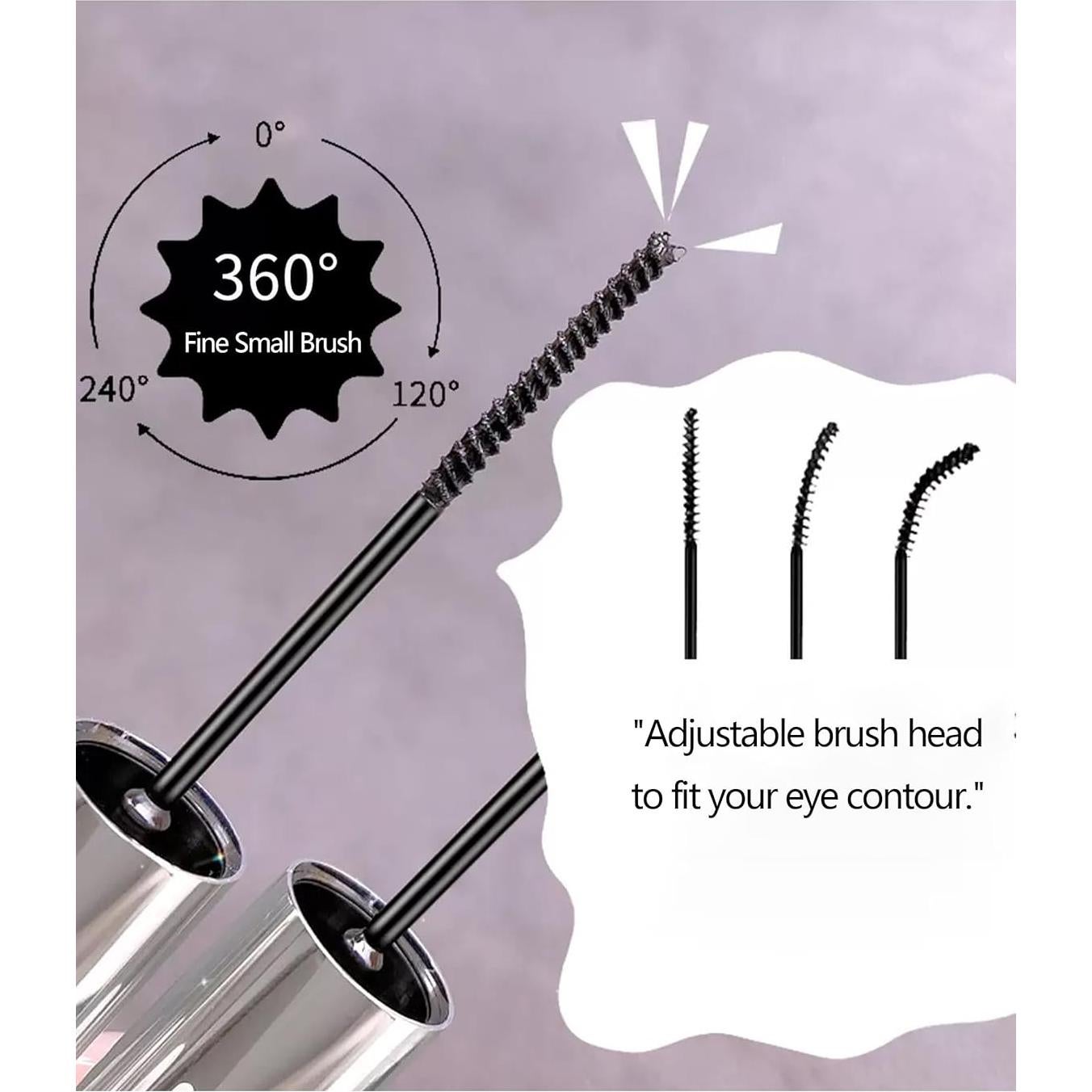 Máscara Voluminizadora Okerker para Pestañas Cortas y Finas