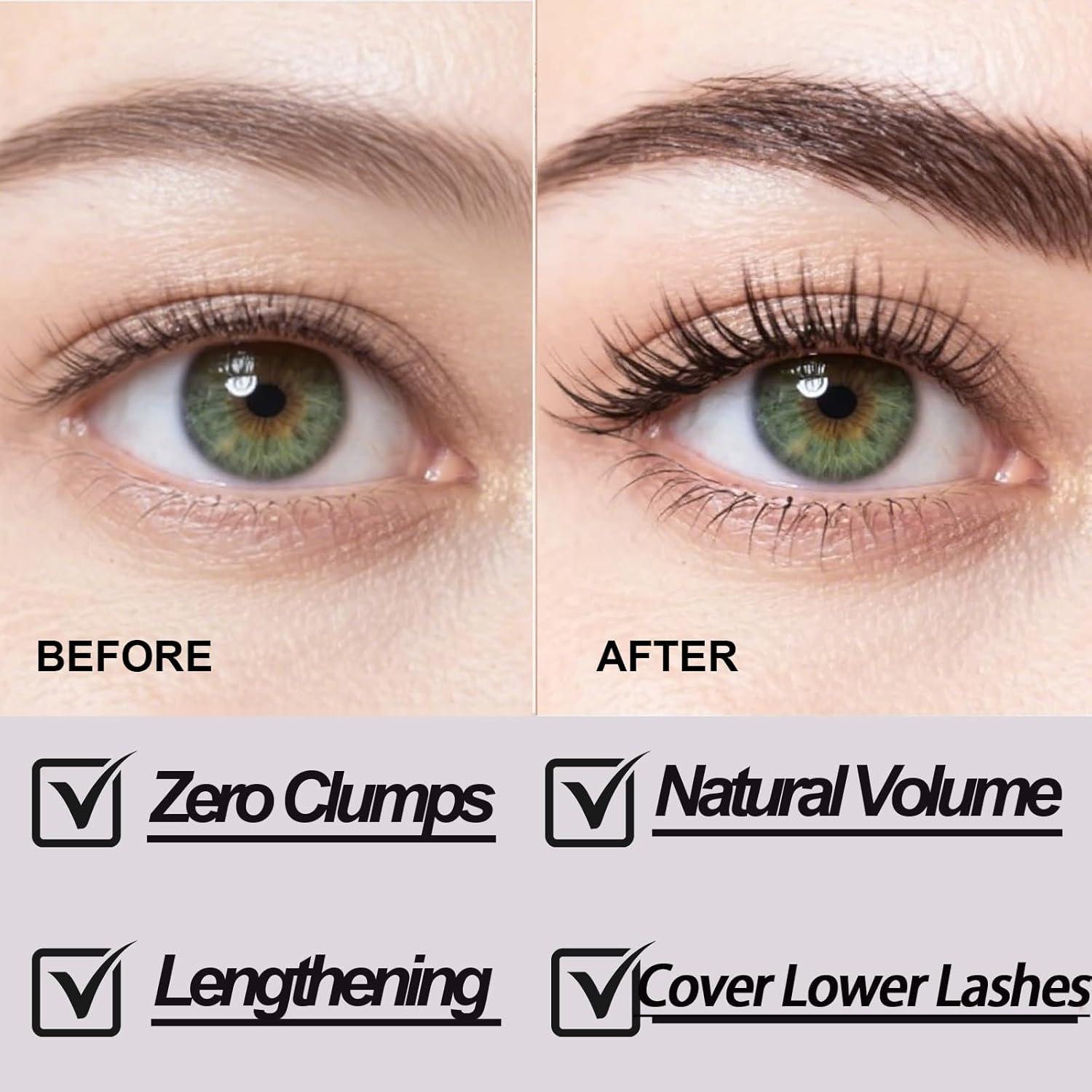 Máscara Voluminizadora Okerker para Pestañas Cortas y Finas