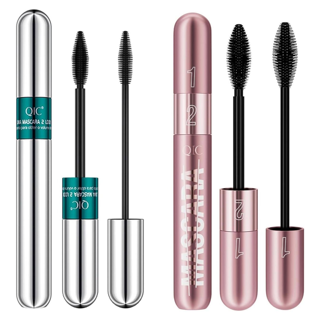 Máscara de Pestañas 2 en 1 GHFCZOO, Alargamiento y Volumen