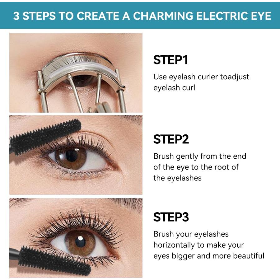 Máscara de Pestañas Falsas Shantou - Volumen y Longitud 13.39cm