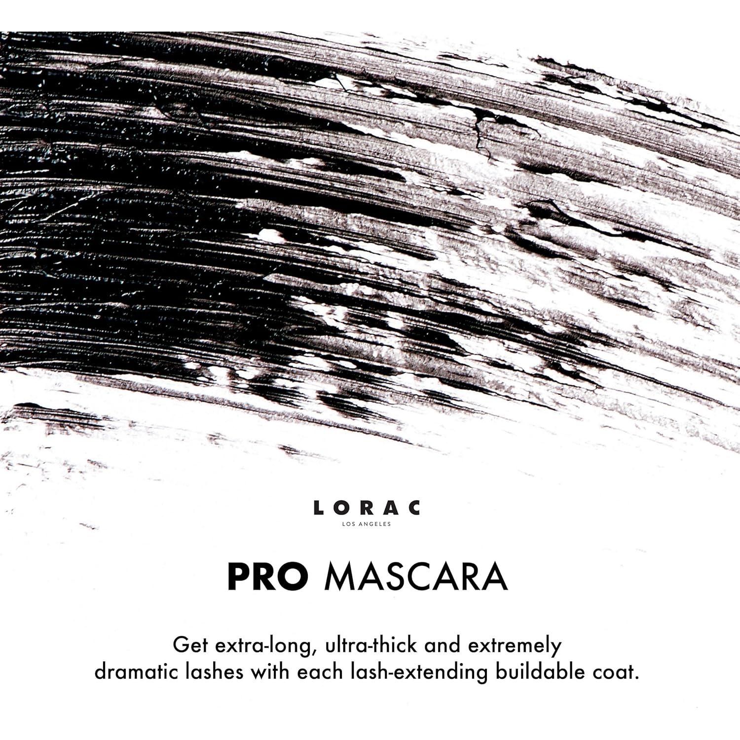 Máscara LORAC PRO 15g - Color Negro, Fórmula Suave