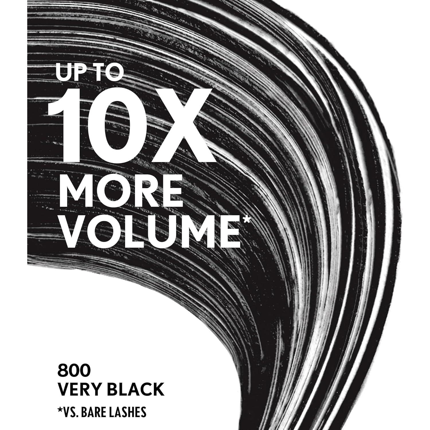 Máscara de Volumen Lash Blast Covergirl, Muy Negra, 13.12 ml