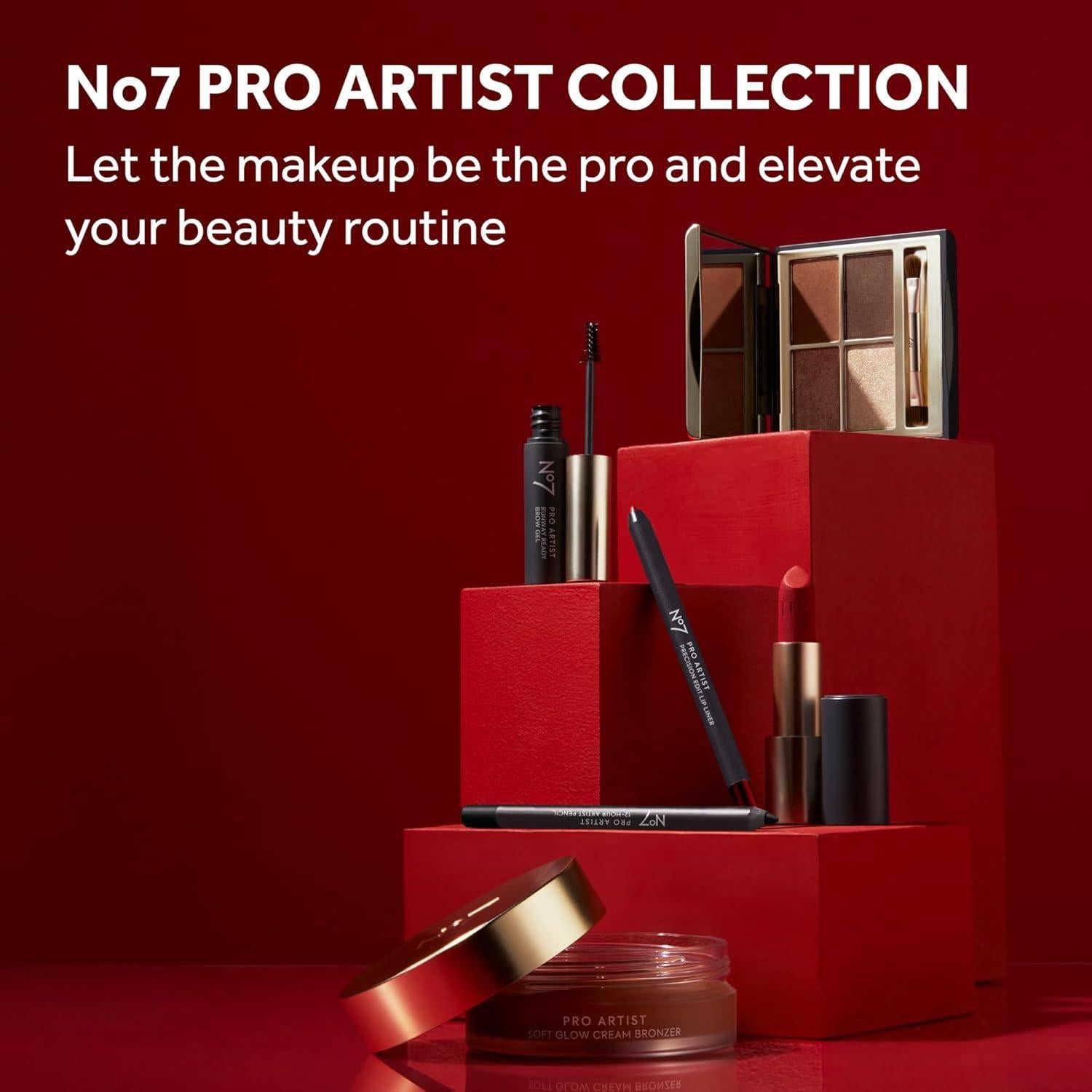 Máscara Voluminizadora No7 Pro Artist - Negro 8.3 ml