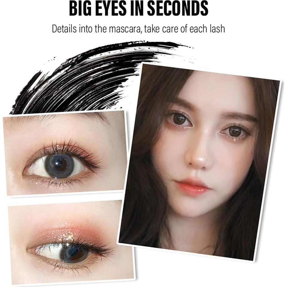 Máscara Voluminosa a Prueba de Agua Qihui 3 ml para Pestañas Cortas