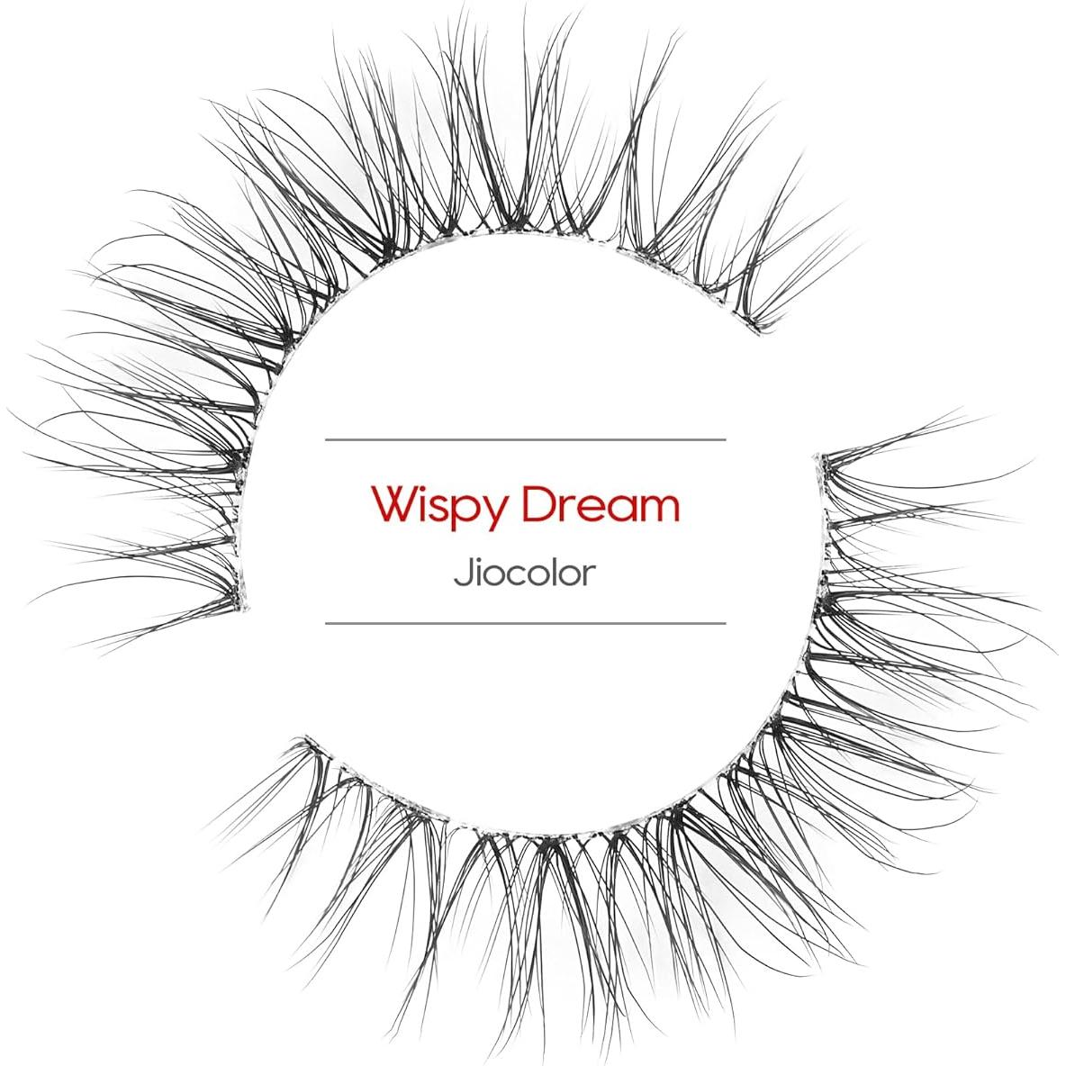 Pestañas Postizas Jiocolor Sueño Wispy 12mm 7 Pares Naturales