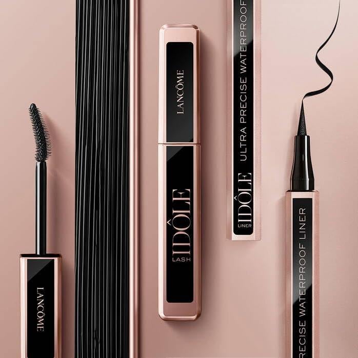 Dúo Máscara y Delineador Líquido Lancôme Lash Idôle - Negro