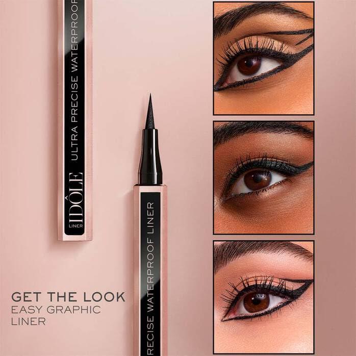 Dúo Máscara y Delineador Líquido Lancôme Lash Idôle - Negro