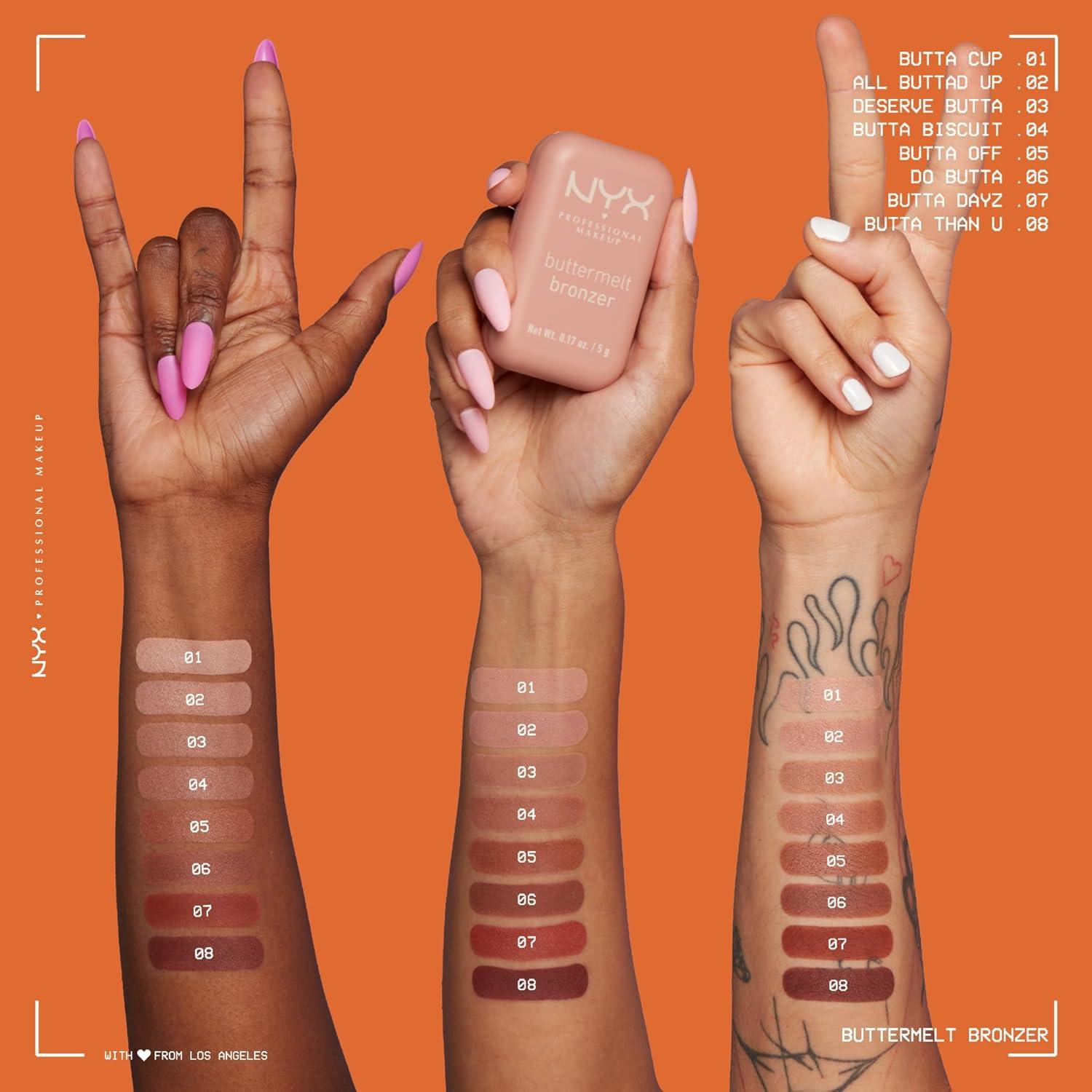 Bronceador Matte Buttermelt NYX 5.1g - Larga Duración 12h