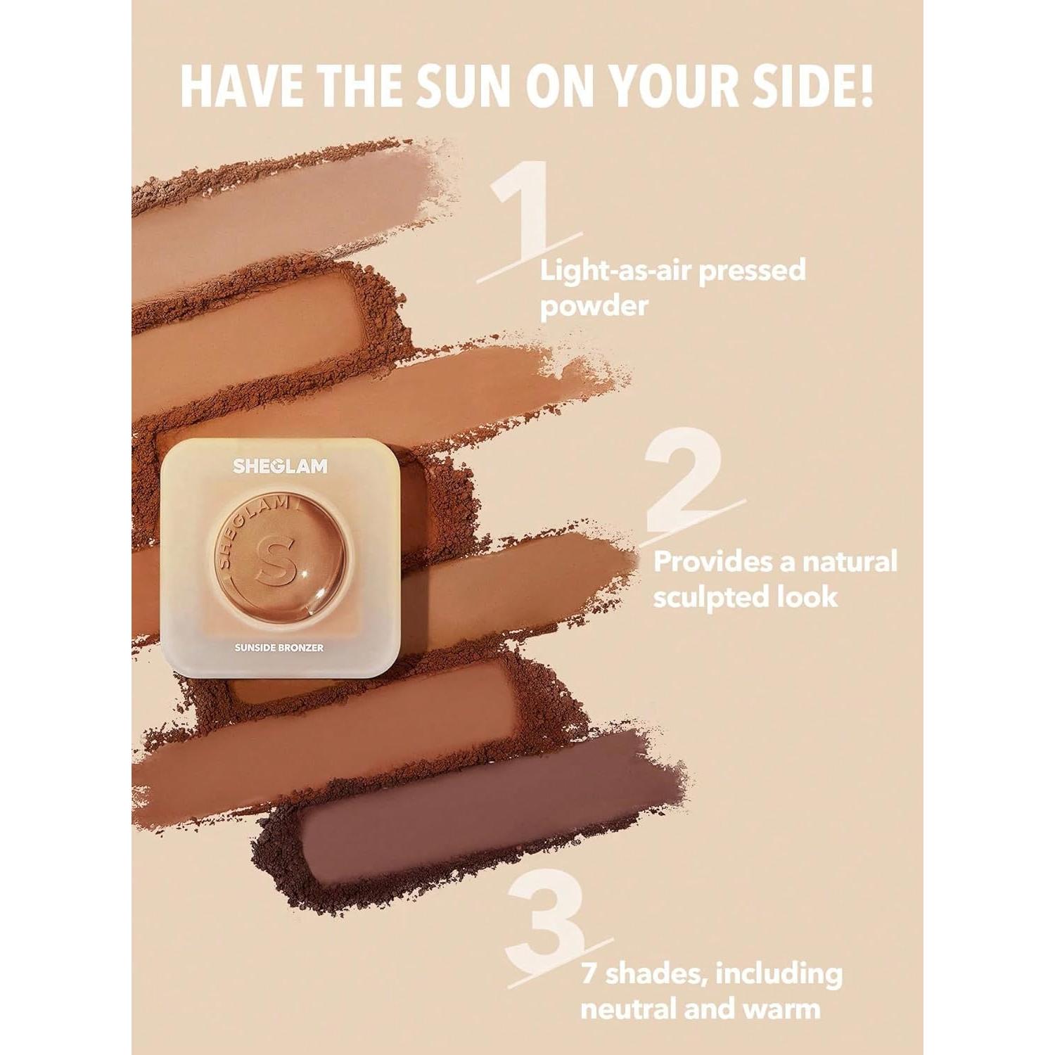 Polvo Bronceador SHEGLAM Sunside Tono Morning Beam 68g
