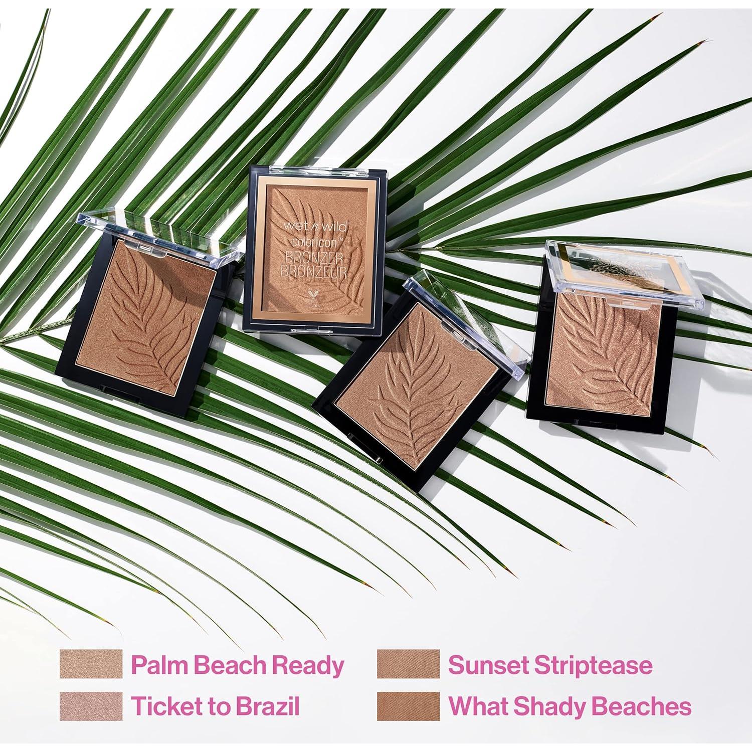 Bronceador Wet n Wild Color Icon 28.35g Listo para Palm Beach