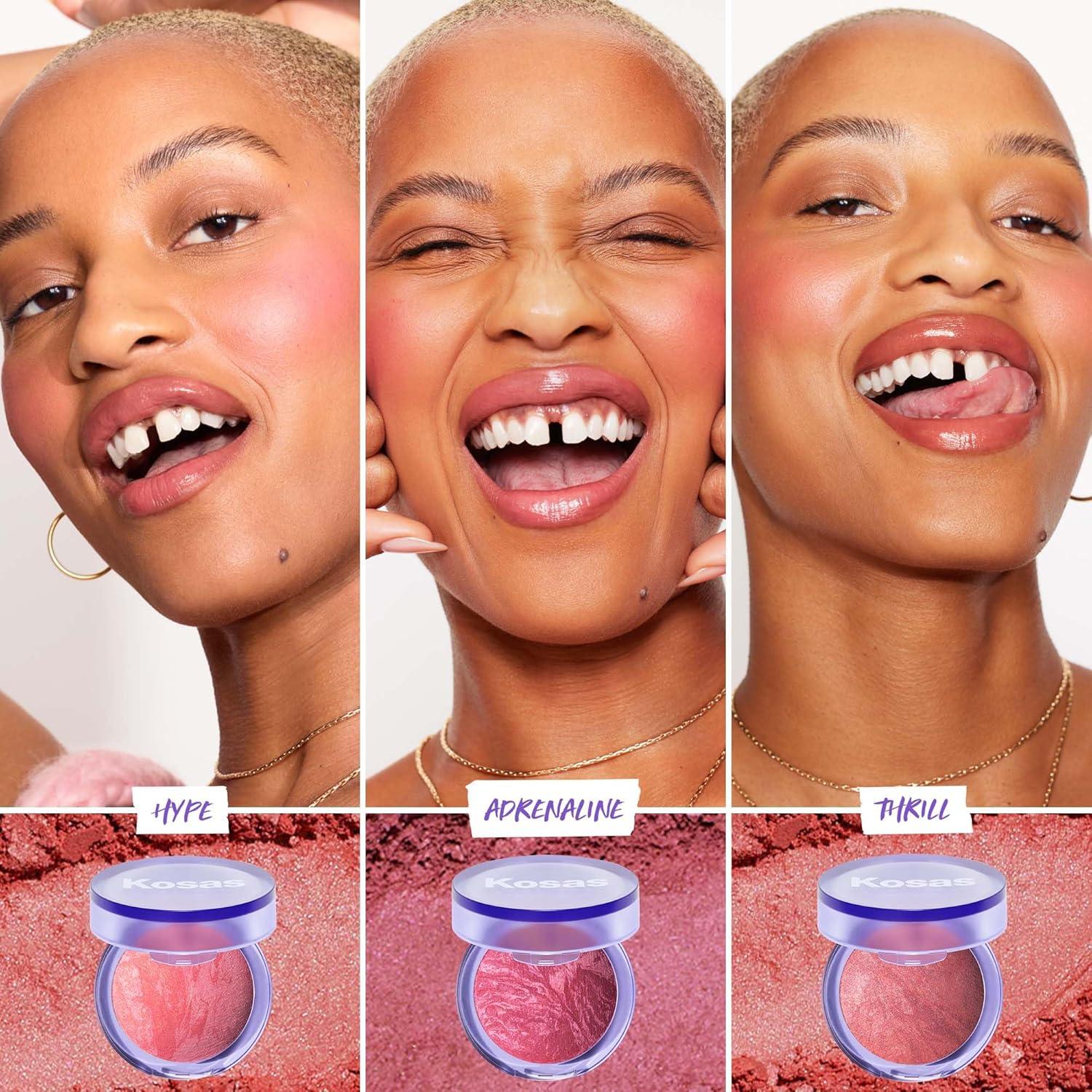 Rubor Dimensional Horneado Kosas 4.57g - Rosa Amapola Cálido