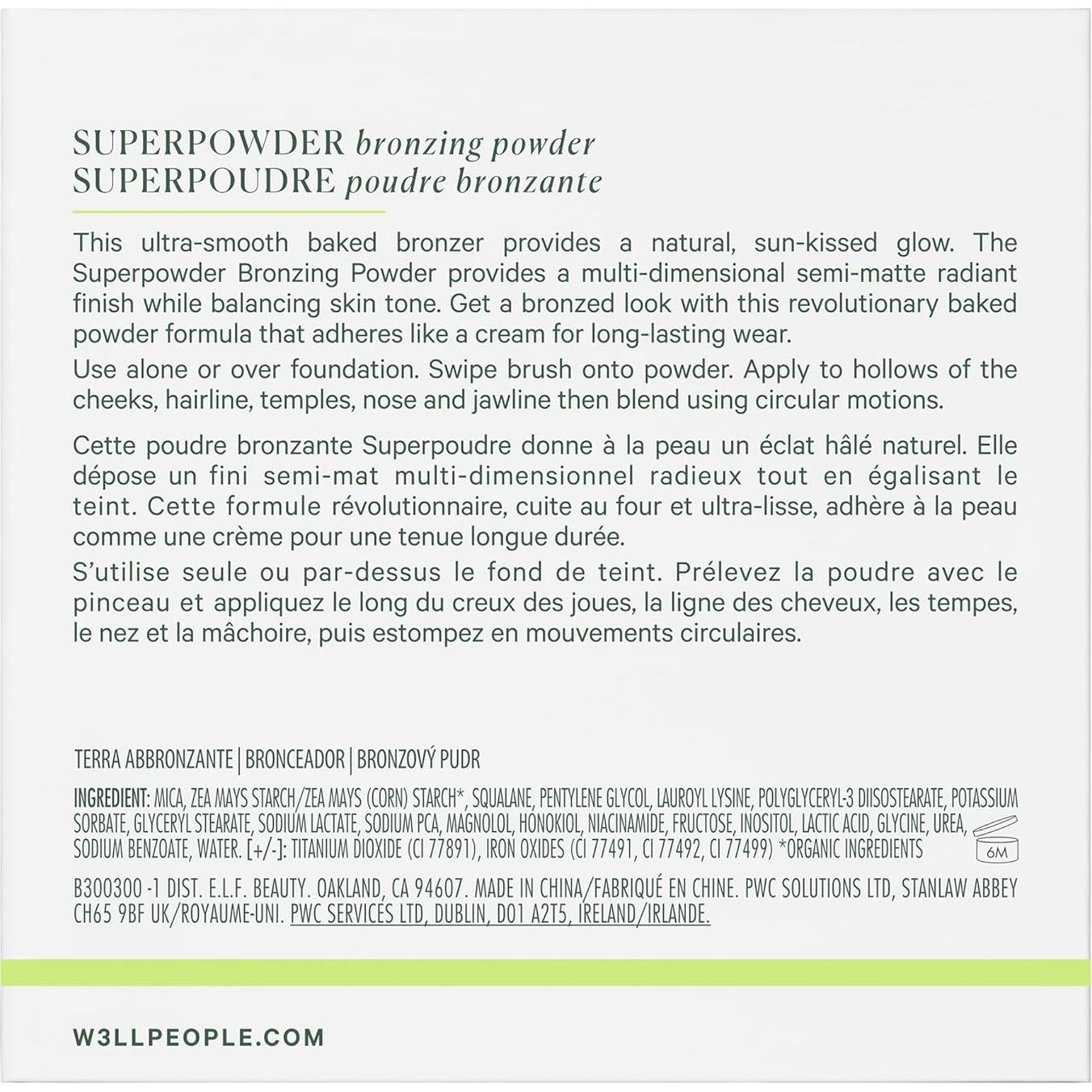 Polvo Bronceador Horneado Well People 9g - Acabado Semi-mate