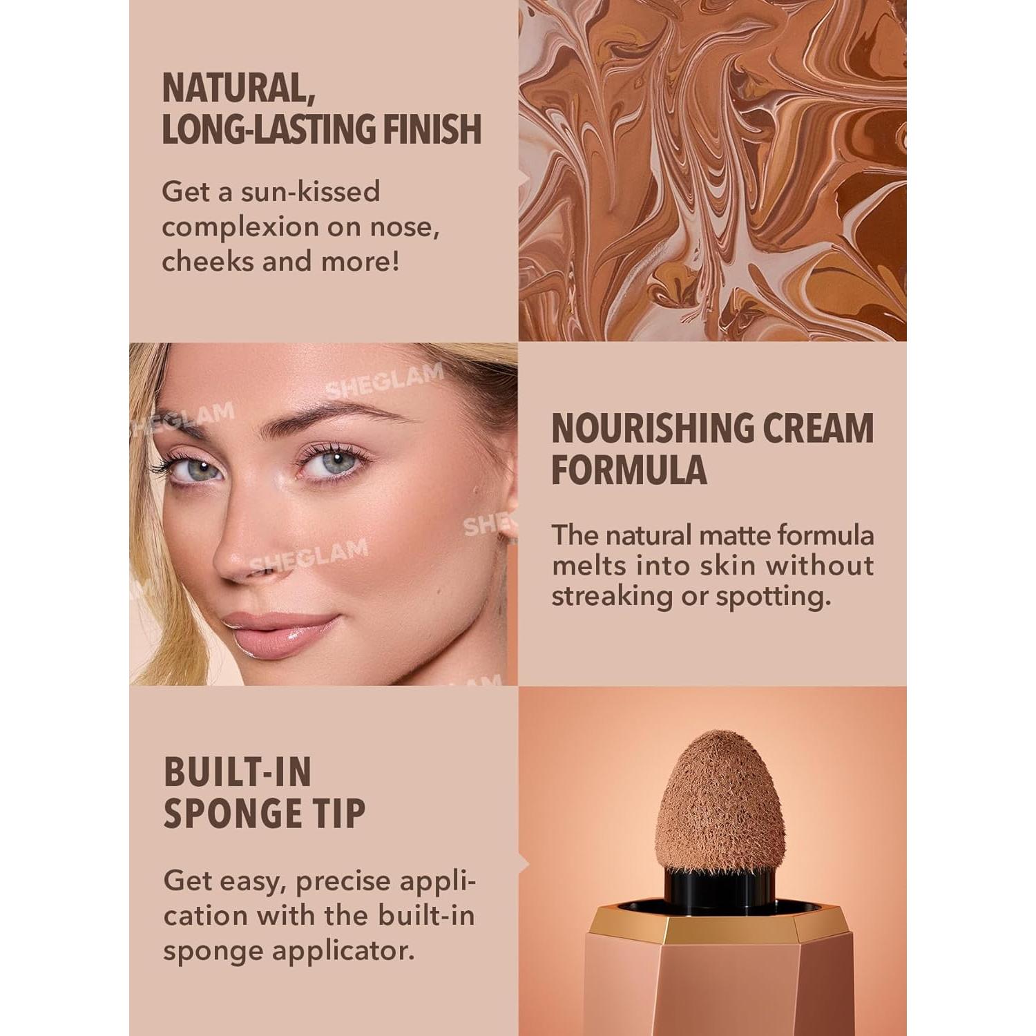 Bronceador Líquido Mate SHEGLAM Sun Beam Umber 49.6g