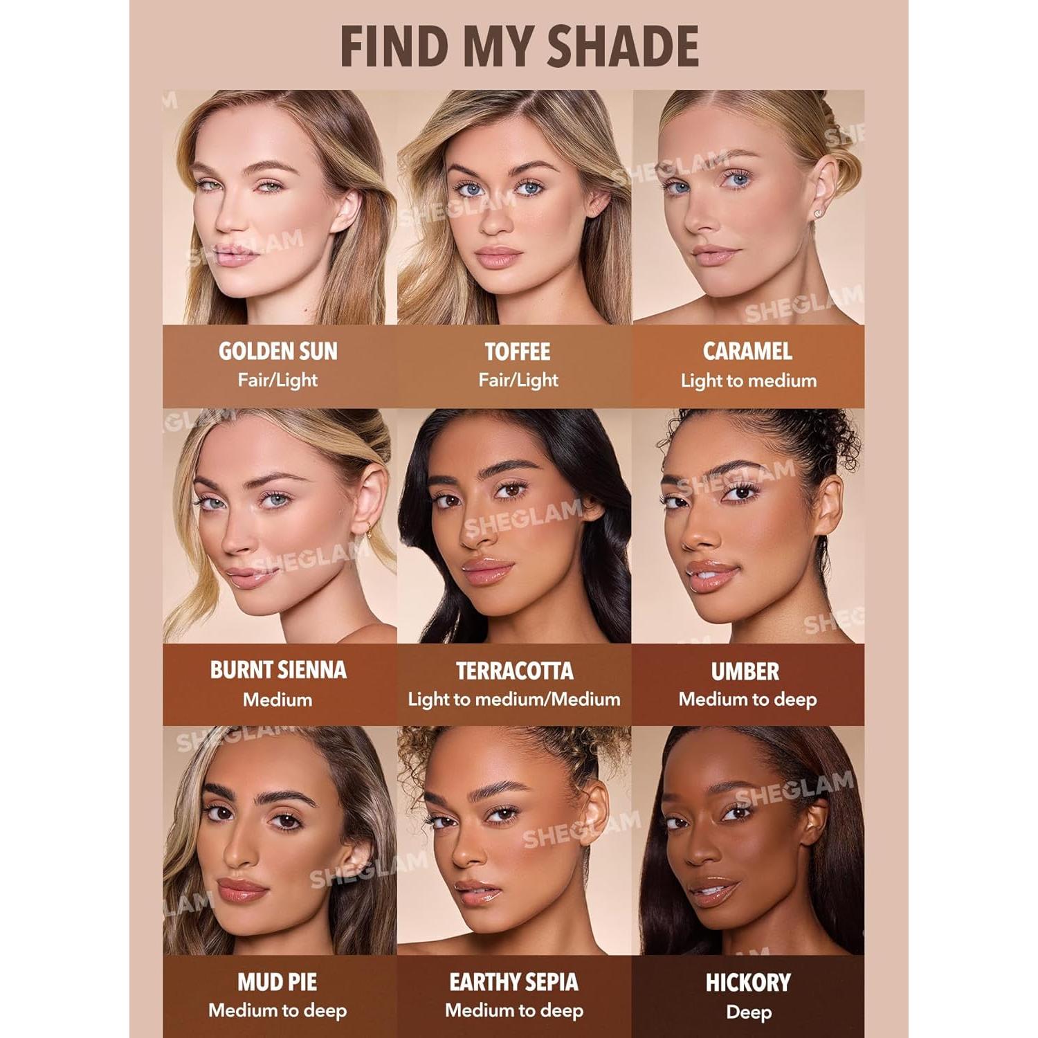 Bronceador Líquido Mate SHEGLAM Sun Beam Umber 49.6g