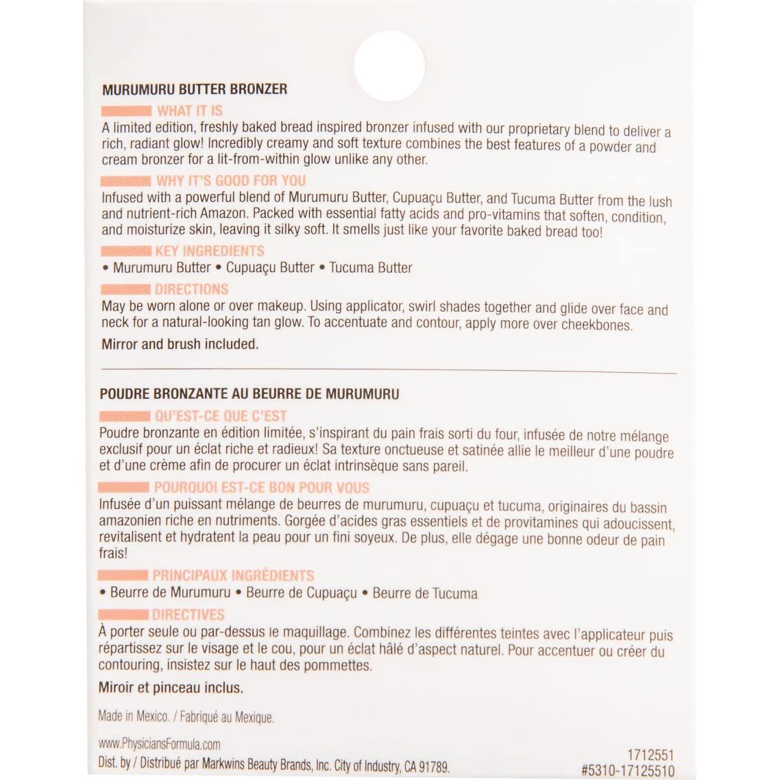 Bronceador Horneado Physicians Formula 9.4g Hidratante Vegano