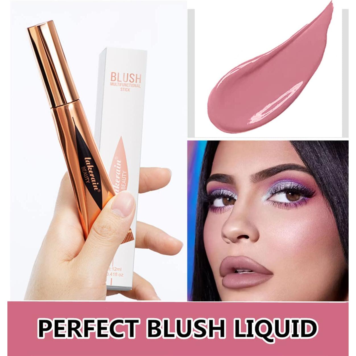 Rubor Líquido Go Ho 02 Rosa Feliz - Crema Hidratante 26.9g