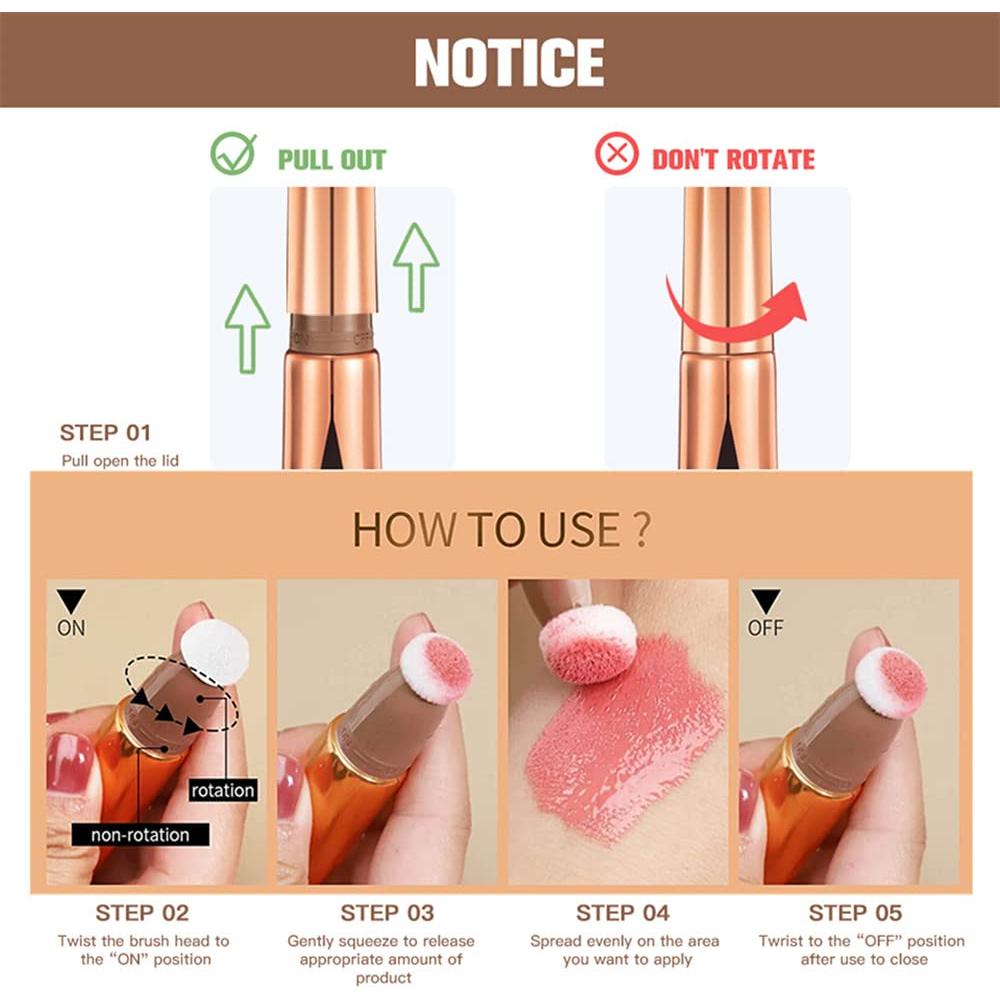 Rubor Líquido Go Ho 02 Rosa Feliz - Crema Hidratante 26.9g