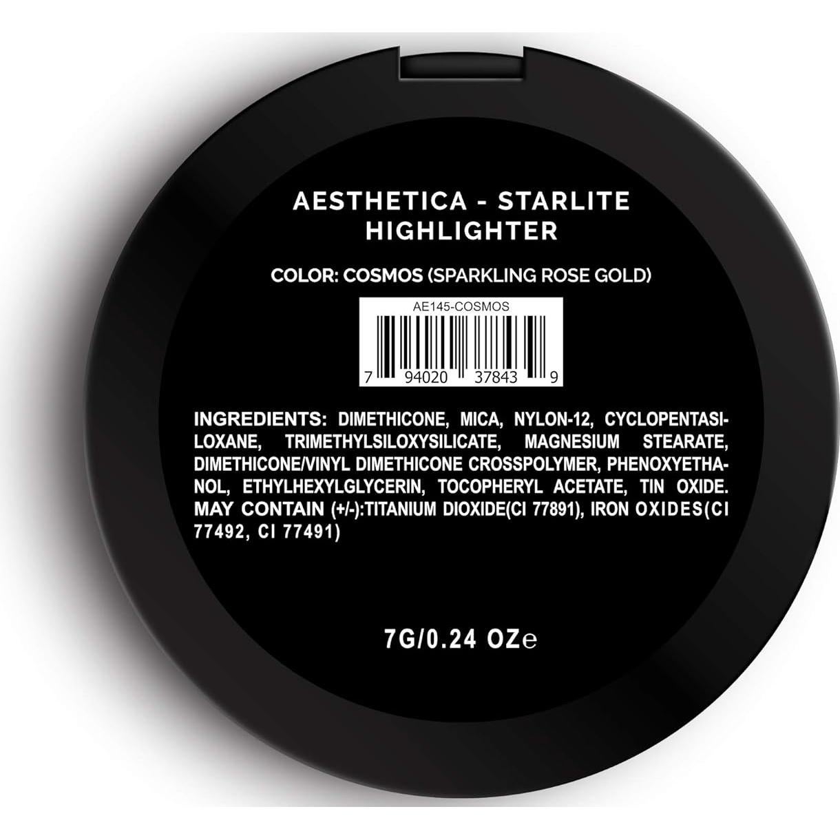 Iluminador Aesthetica Starlite Cosmos - Polvo Brillante 51g