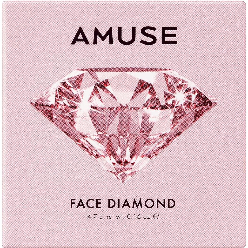 Iluminador Rosa Diamante Amuse SEOUL 4.8g Vegano y Libre de Crueldad