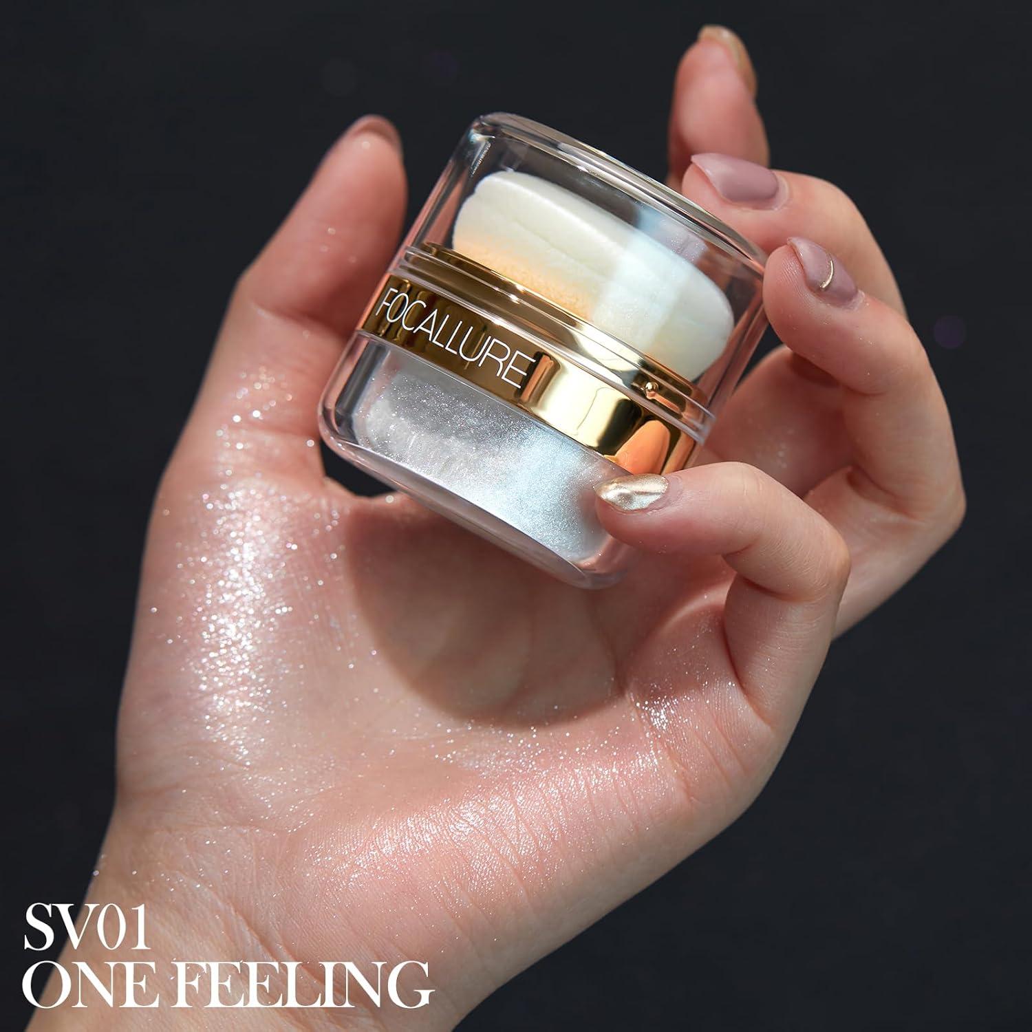 Iluminador FOCALLURE SV01 5.4g - Brillo para Cara y Cuerpo