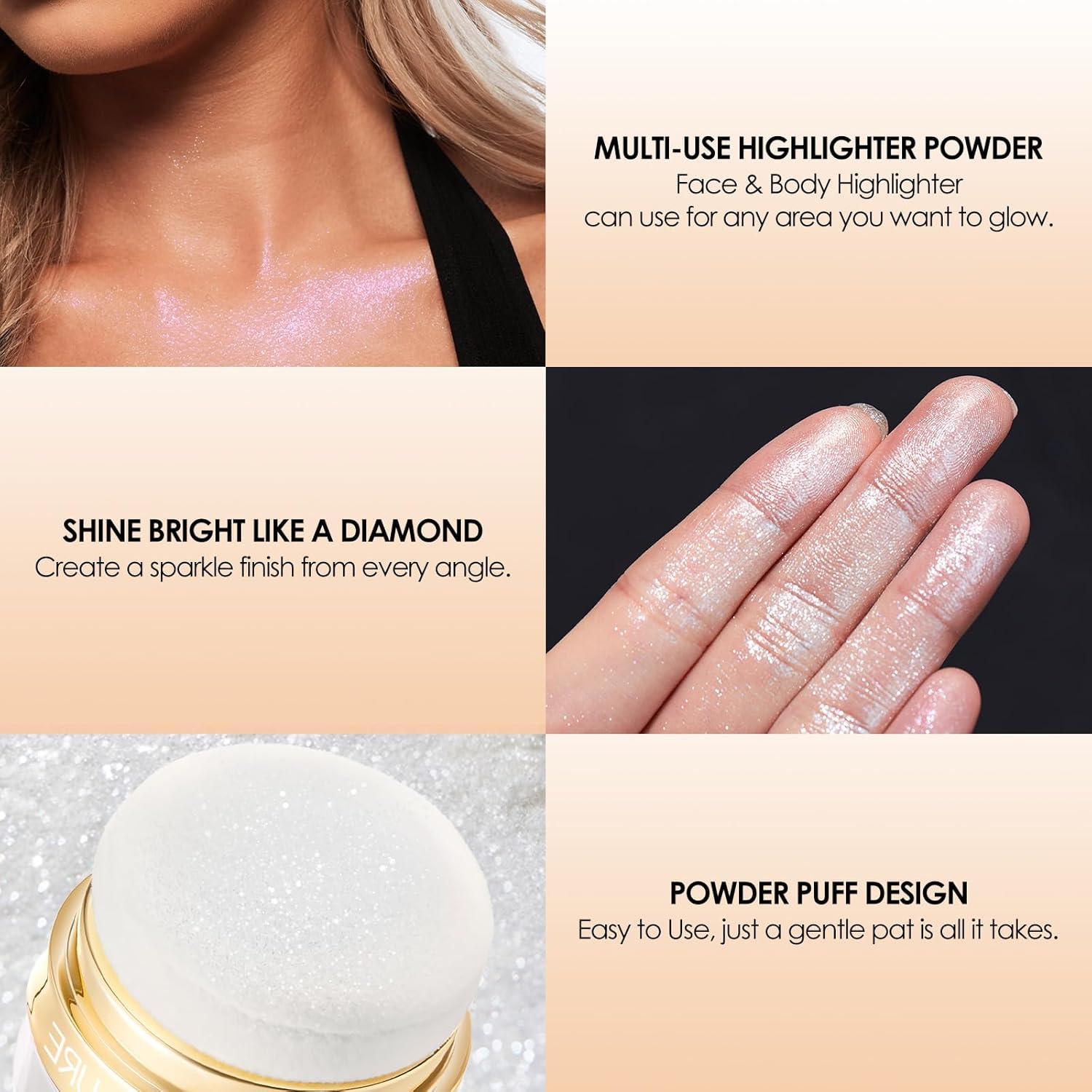 Iluminador FOCALLURE SV01 5.4g - Brillo para Cara y Cuerpo