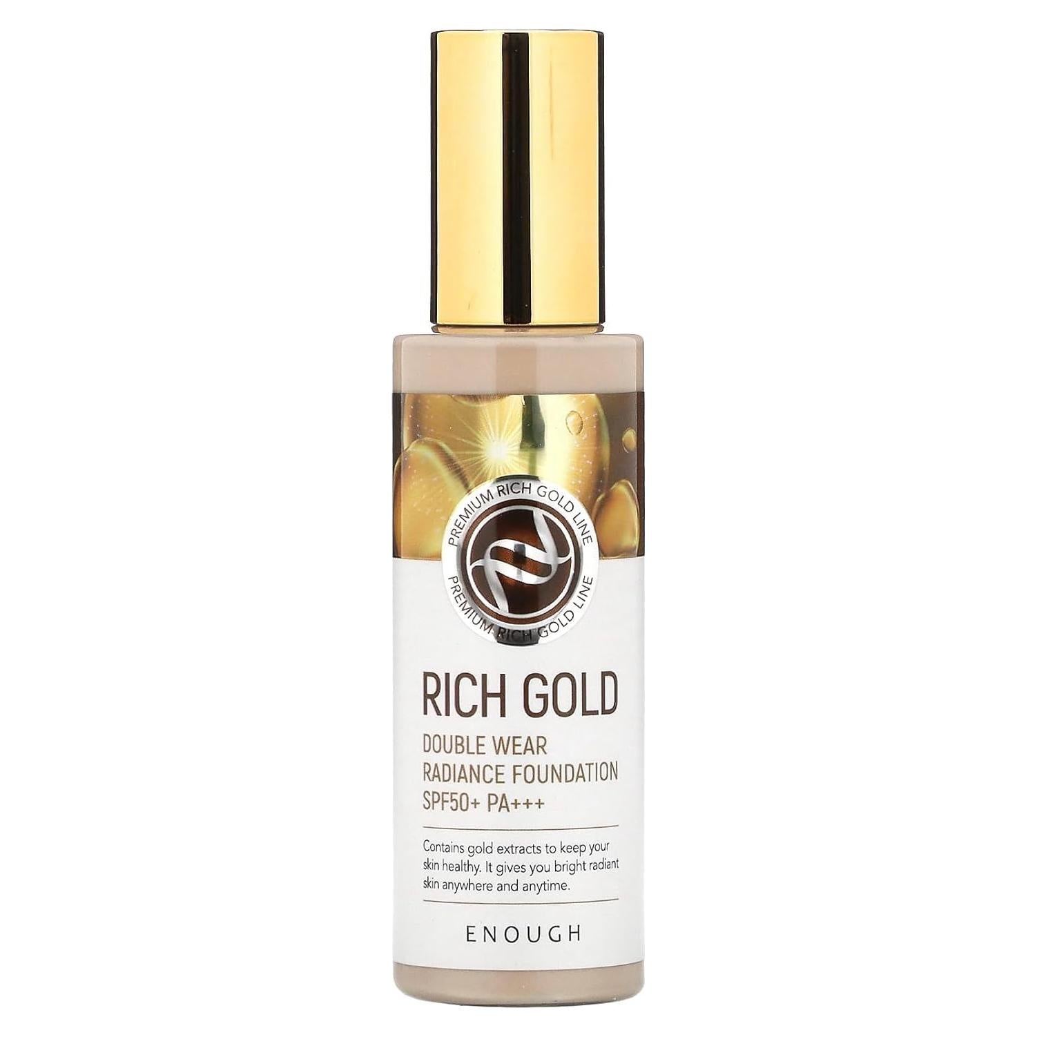 Base de Radiancia Doble Uso Suficiente Oro Rico SPF 50+ 100 g