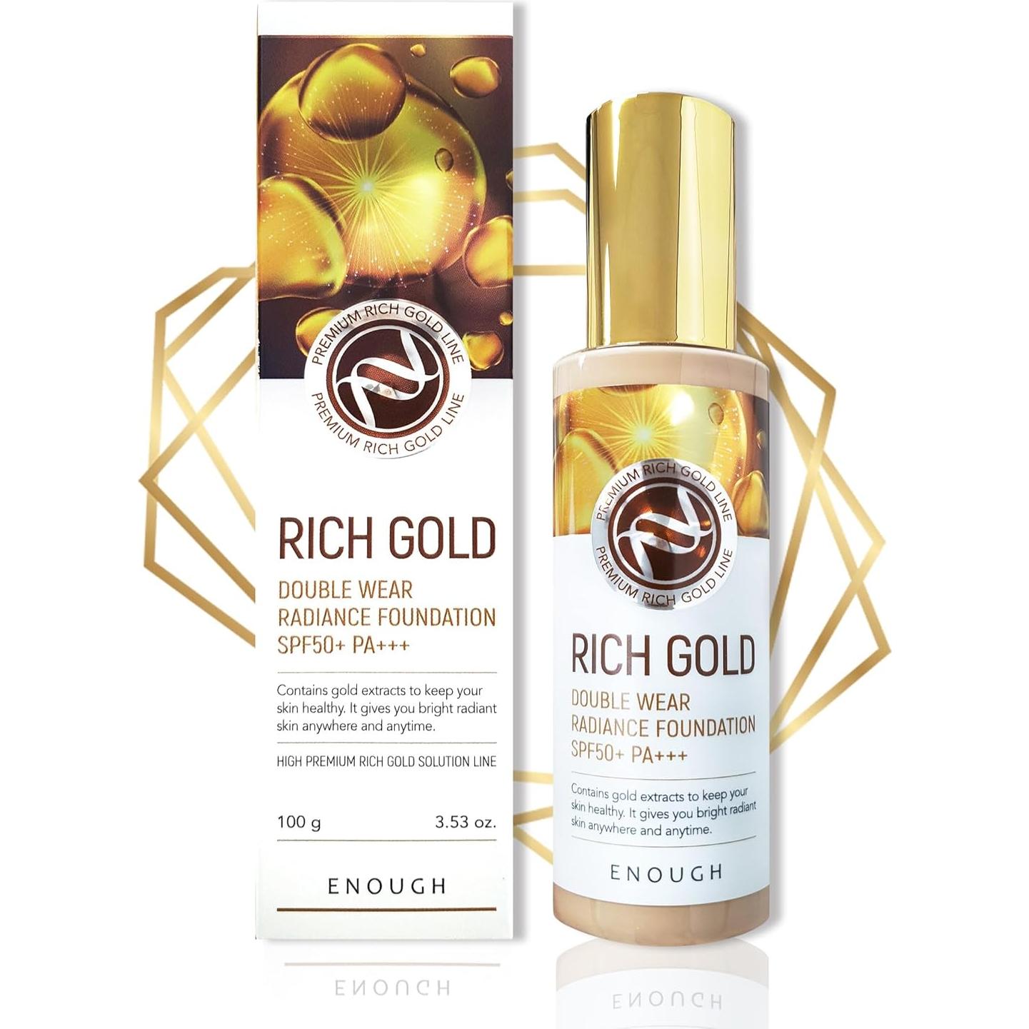 Base de Radiancia Doble Uso Suficiente Oro Rico SPF 50+ 100 g