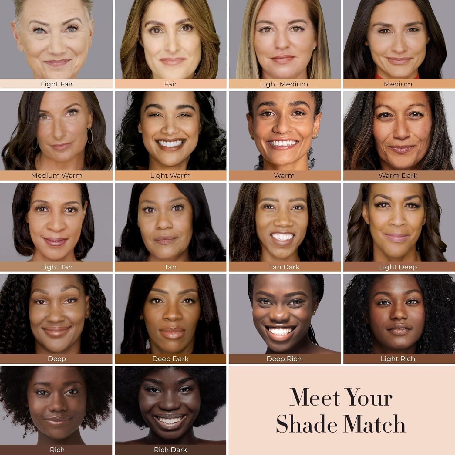 Kit de Maquillaje en Spray Airbrush LUMINESS - Medio Claro - Base y Primer