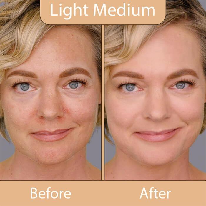 Kit de Maquillaje en Spray Airbrush LUMINESS - Medio Claro - Base y Primer