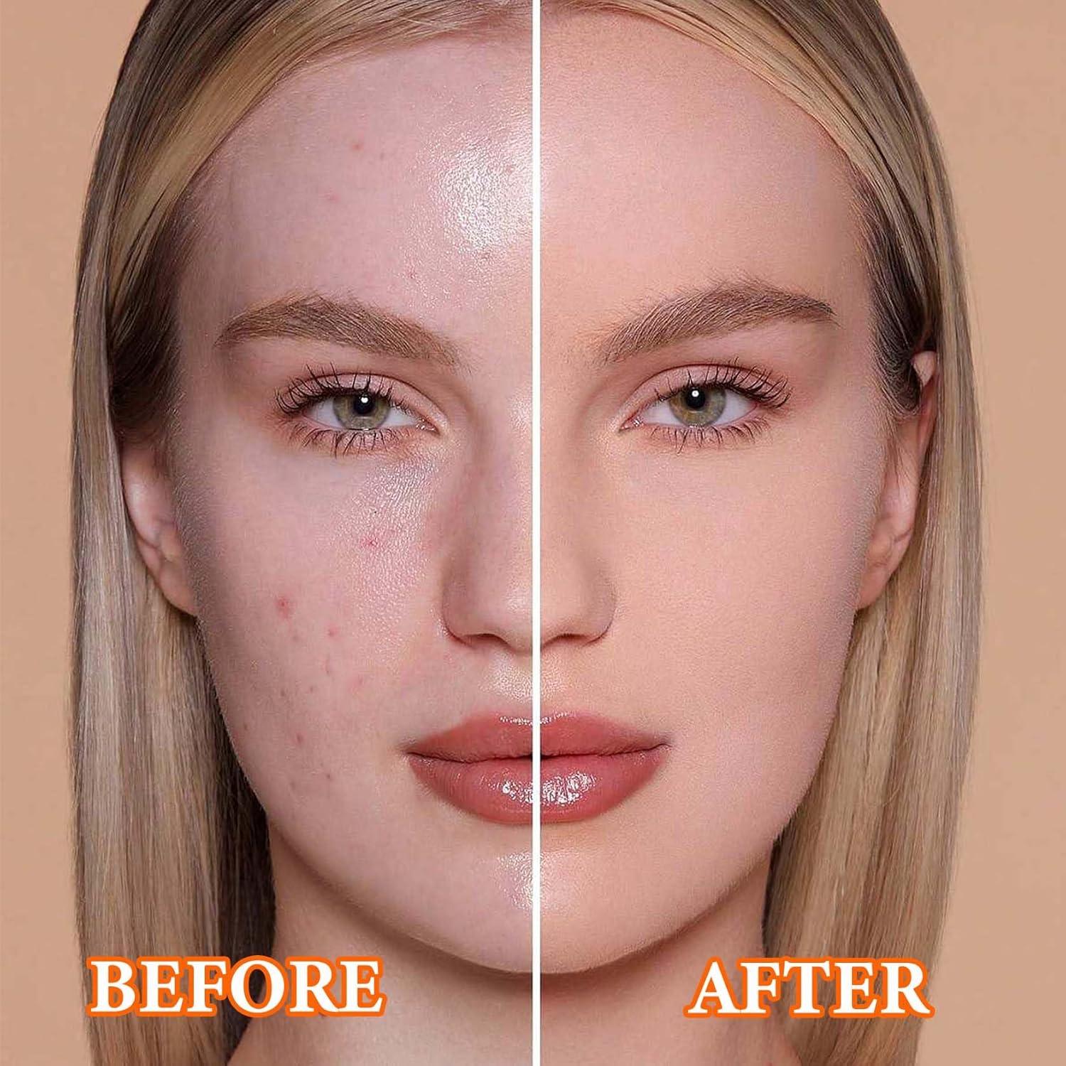 Polvo Suelto WENJLYJ Translúcido Control de Aceite 42g