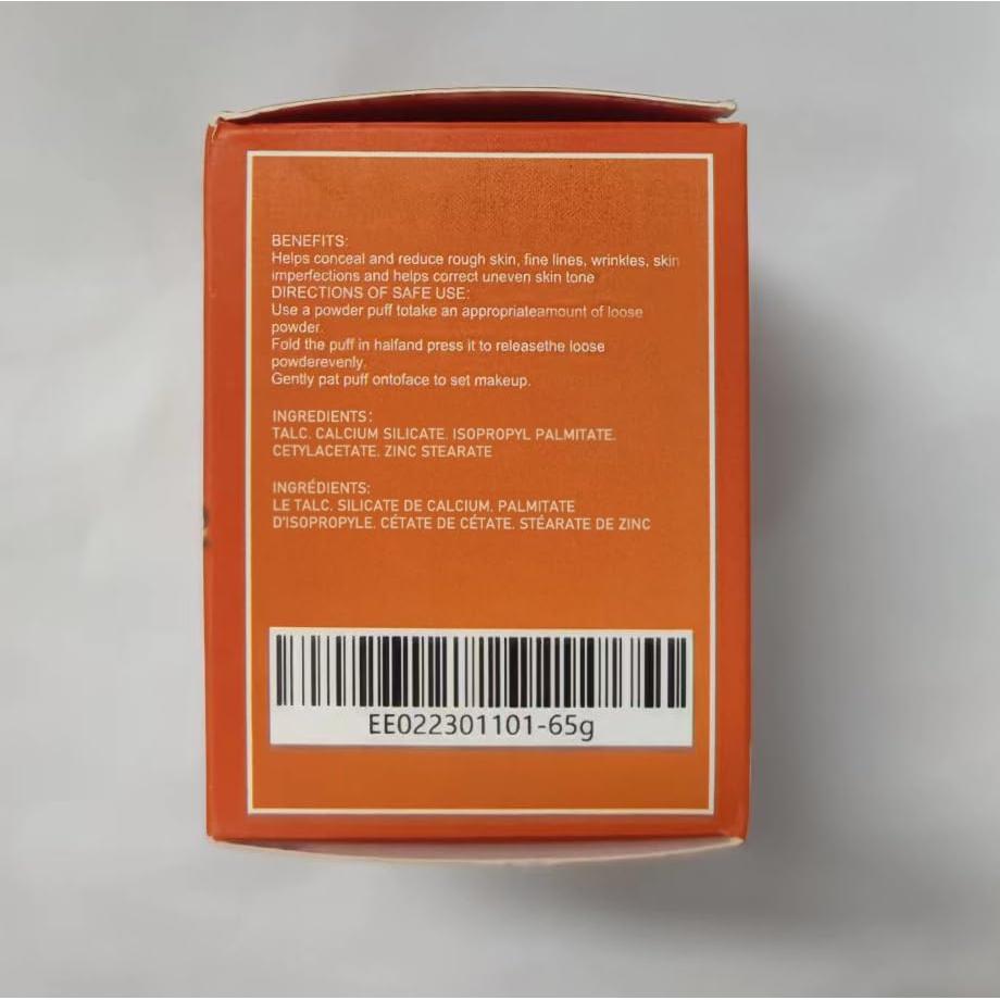 Polvo Suelto WENJLYJ Translúcido Control de Aceite 42g