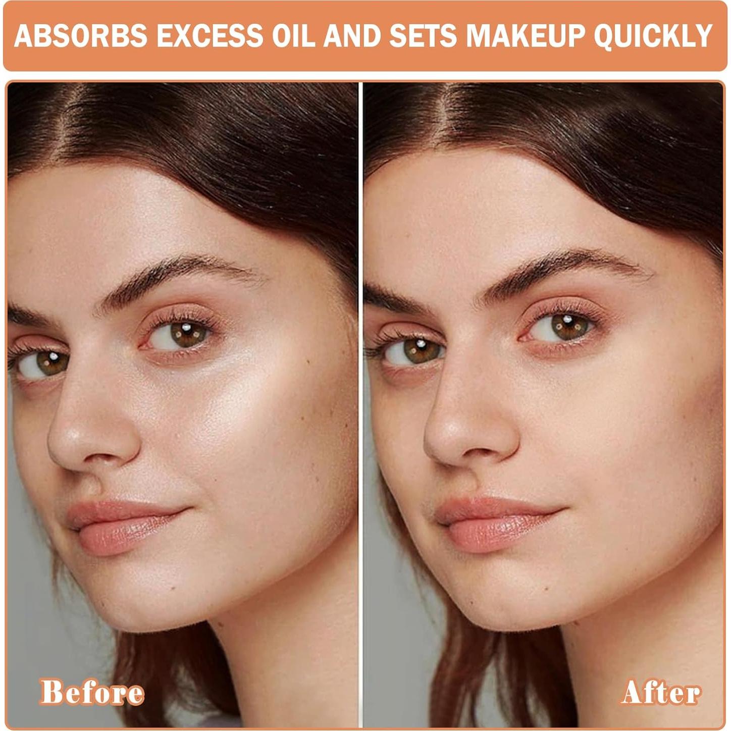 Polvo Suelto Fijador Rosa Mate QIUFSSE 53g Control Aceite