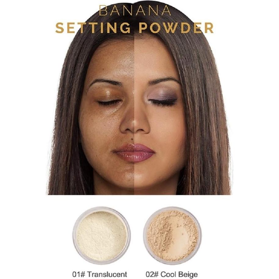 Paquete de 2 Polvos Fijadores PHOERA 101 Translúcido 20g