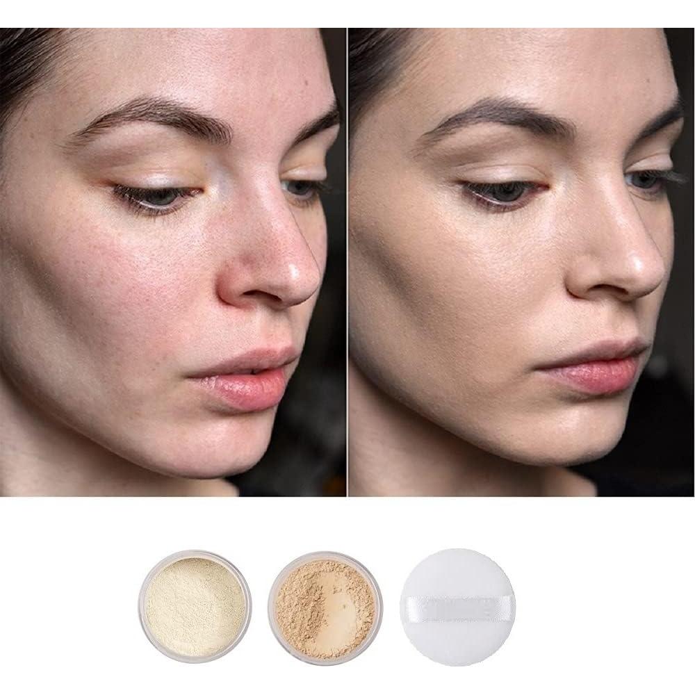 Paquete de 2 Polvos Fijadores PHOERA 101 Translúcido 20g