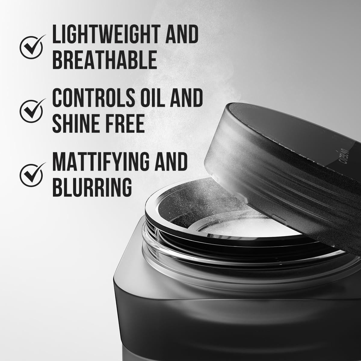 Polvo Suelto Acabado Mate CARSLAN 7.87g Translúcido