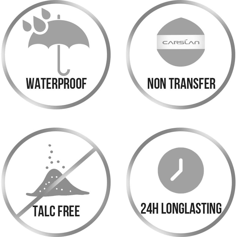 Polvo Suelto Acabado Mate CARSLAN 7.87g Translúcido