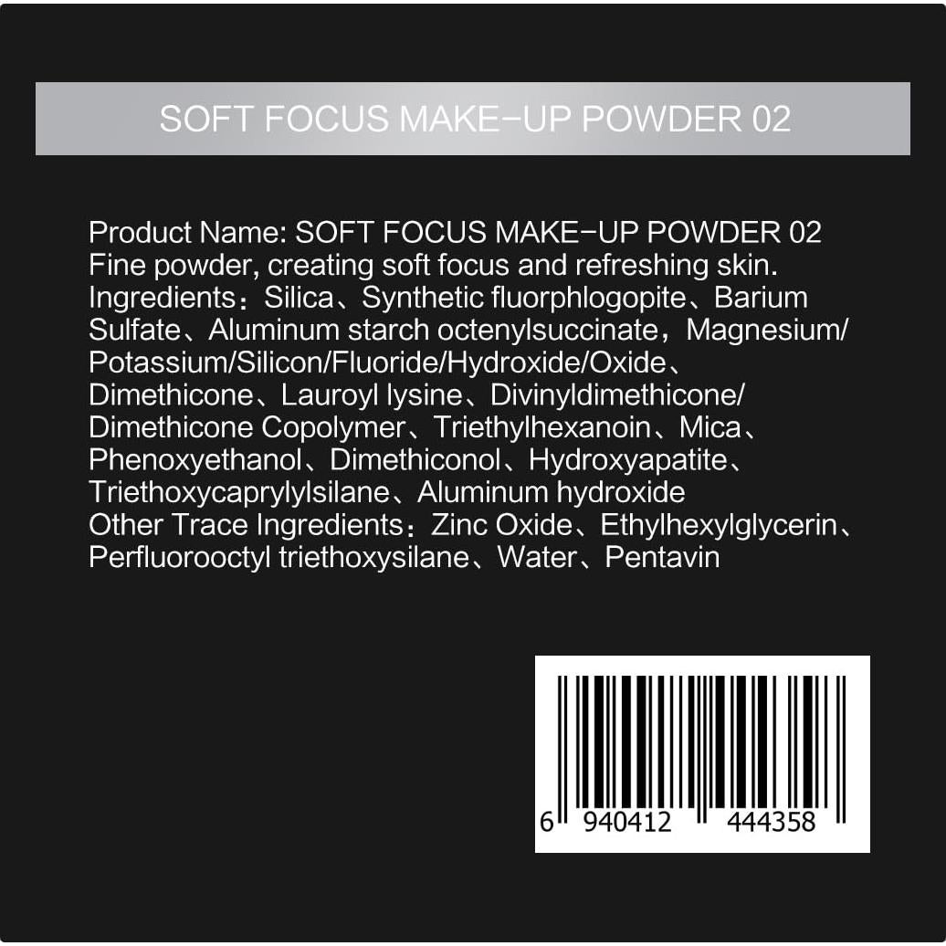 Polvo Suelto Acabado Mate CARSLAN 7.87g Translúcido