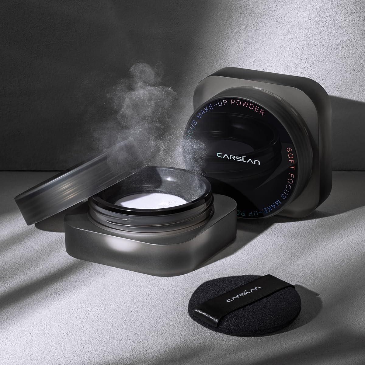 Polvo Suelto Acabado Mate CARSLAN 7.87g Translúcido