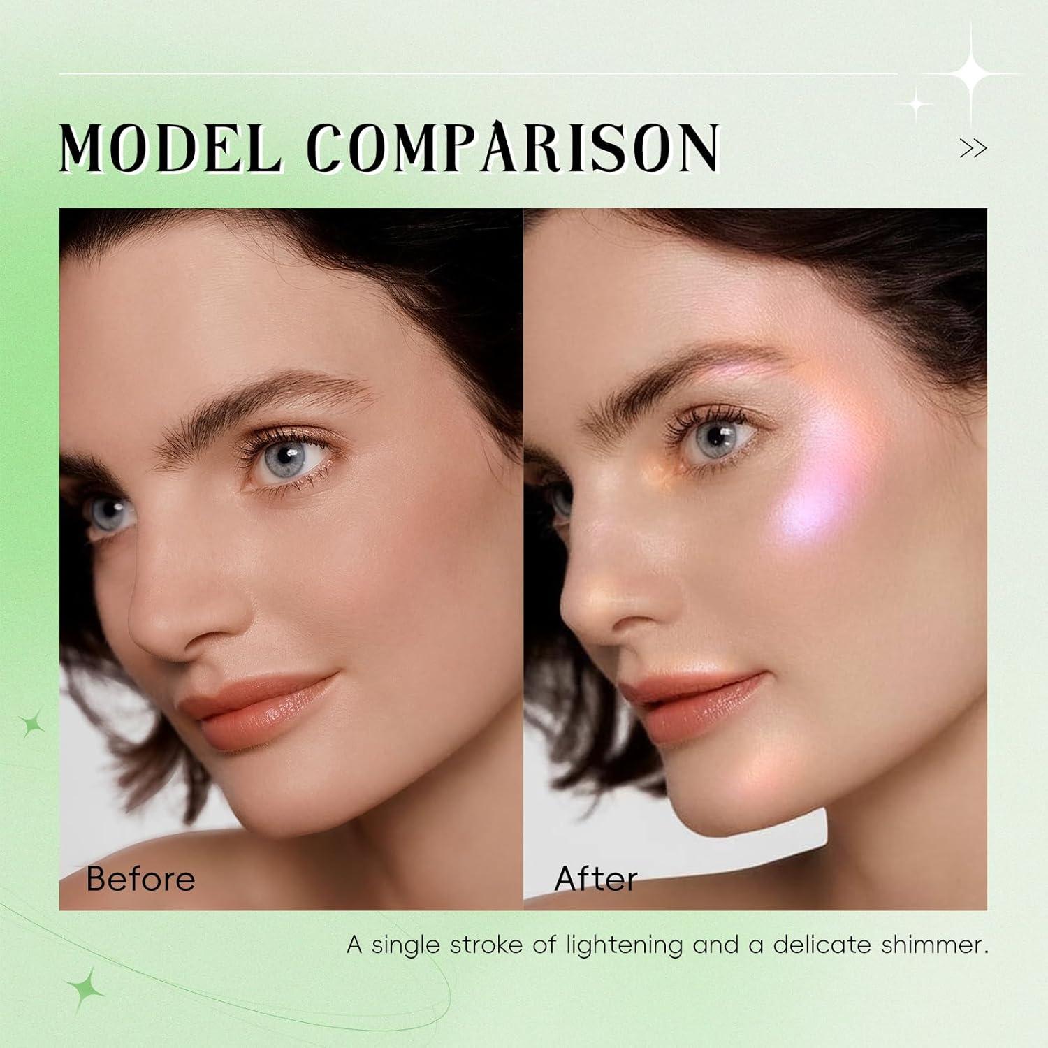 Paleta de Iluminador Facial HOSAILY Multicromo 25g