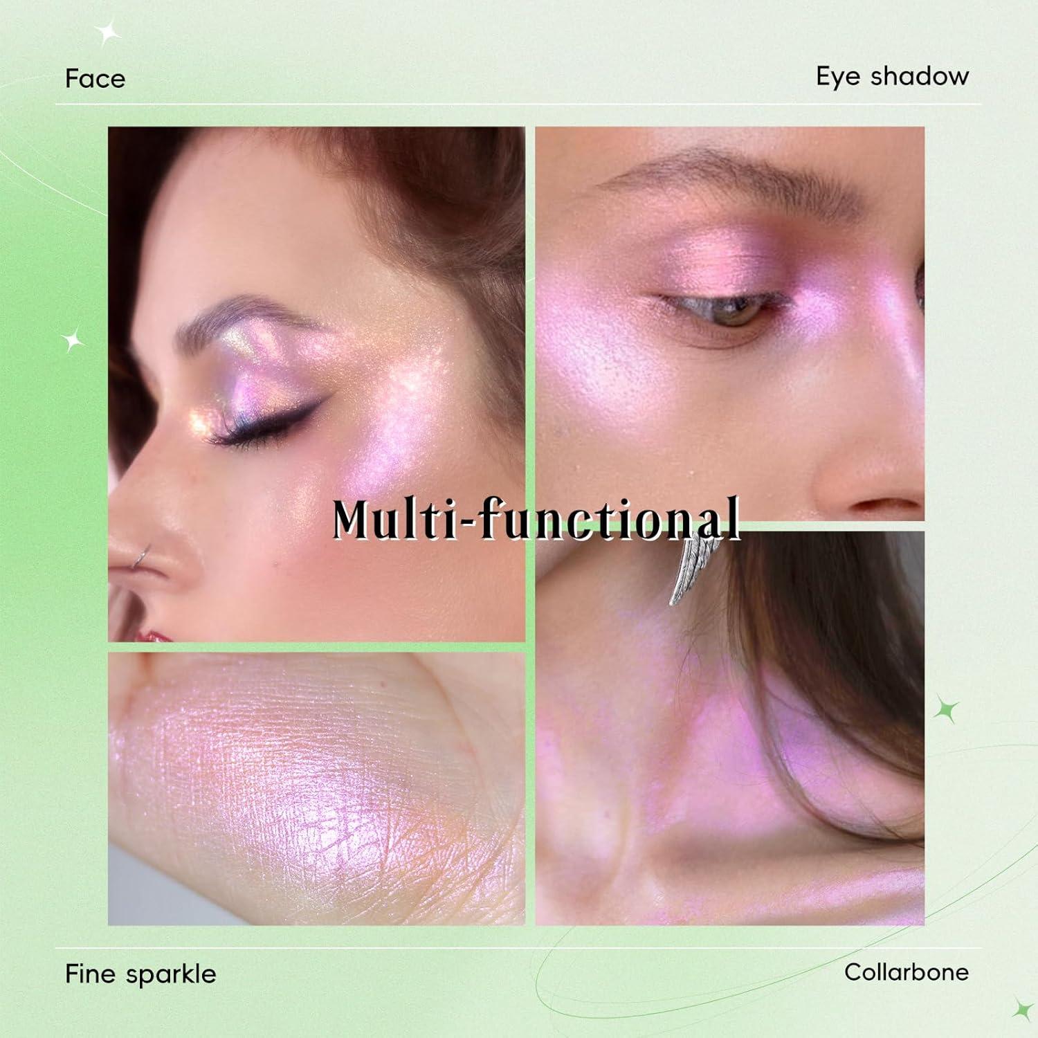 Paleta de Iluminador Facial HOSAILY Multicromo 25g