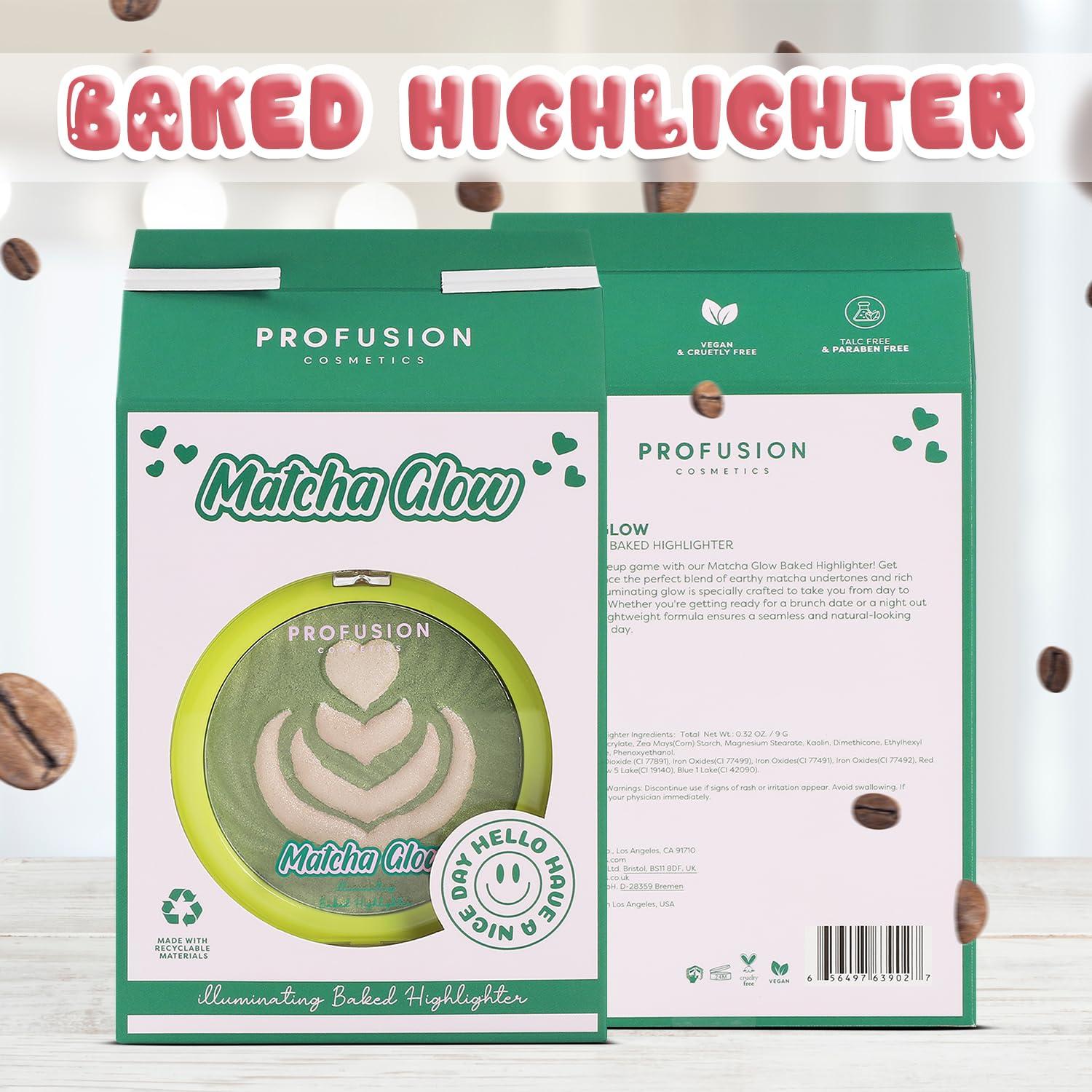 Iluminador Horneado Matcha Glow Profusion Cosmetics 56.7g