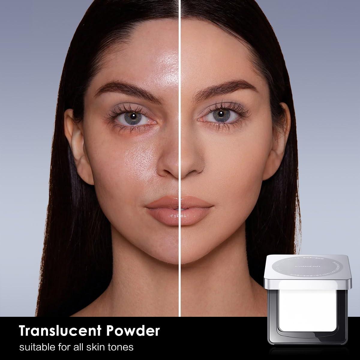 Polvo Compacto Presionado CARSLAN Translúcido 7.94g - Control Aceite 24H