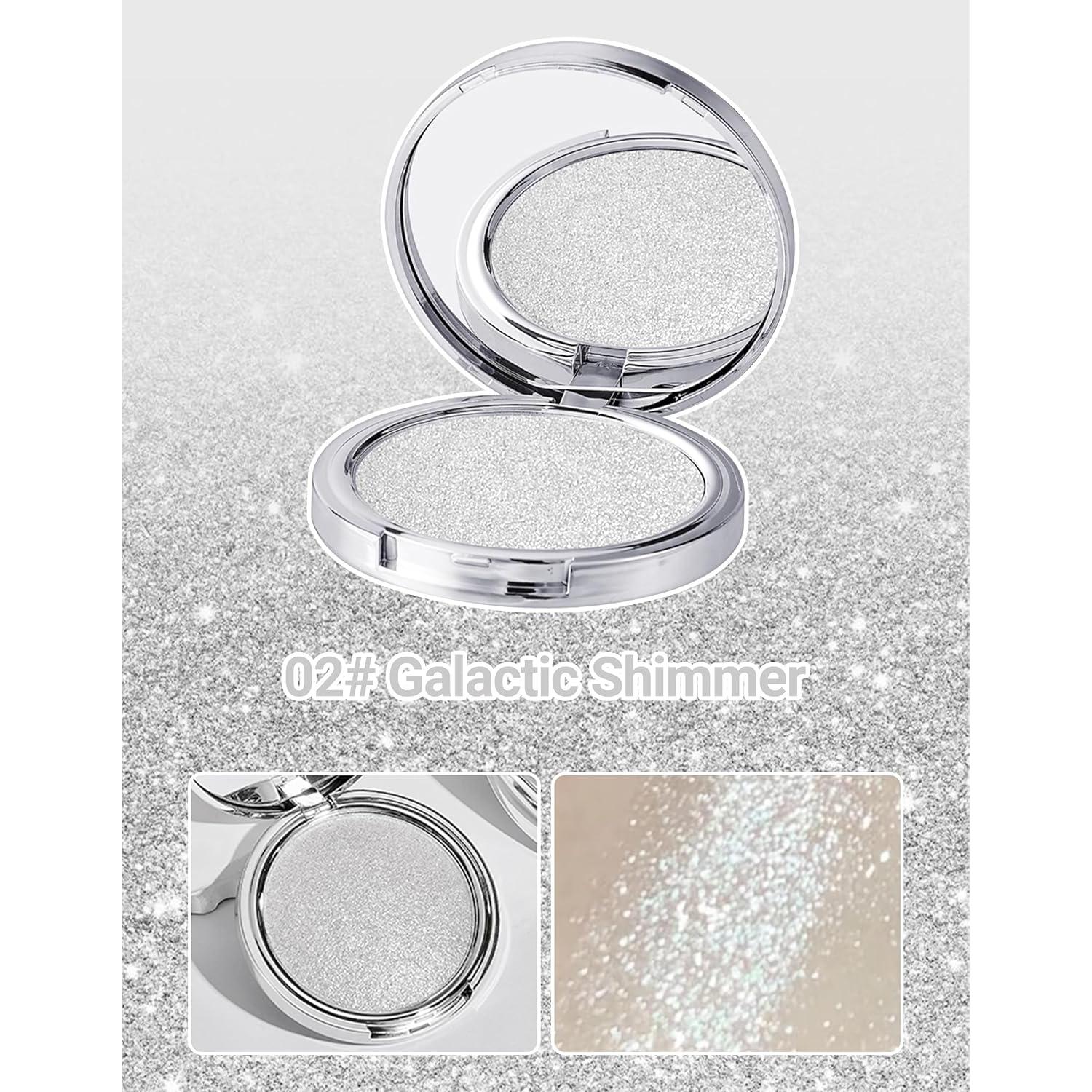 Iluminador Facial Erinde Shimmer 02 Galactic Shimmer 70g