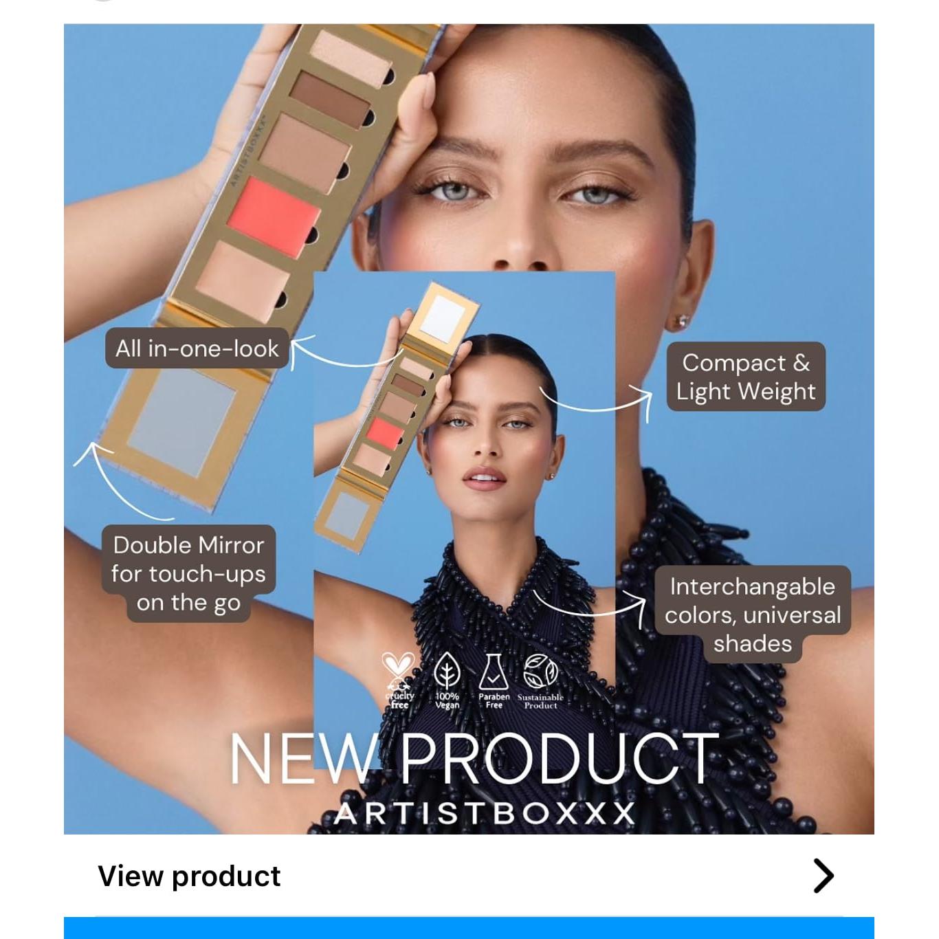 Paleta de Maquillaje Hamptons Polish & Glowww - 5 Piezas Vegana