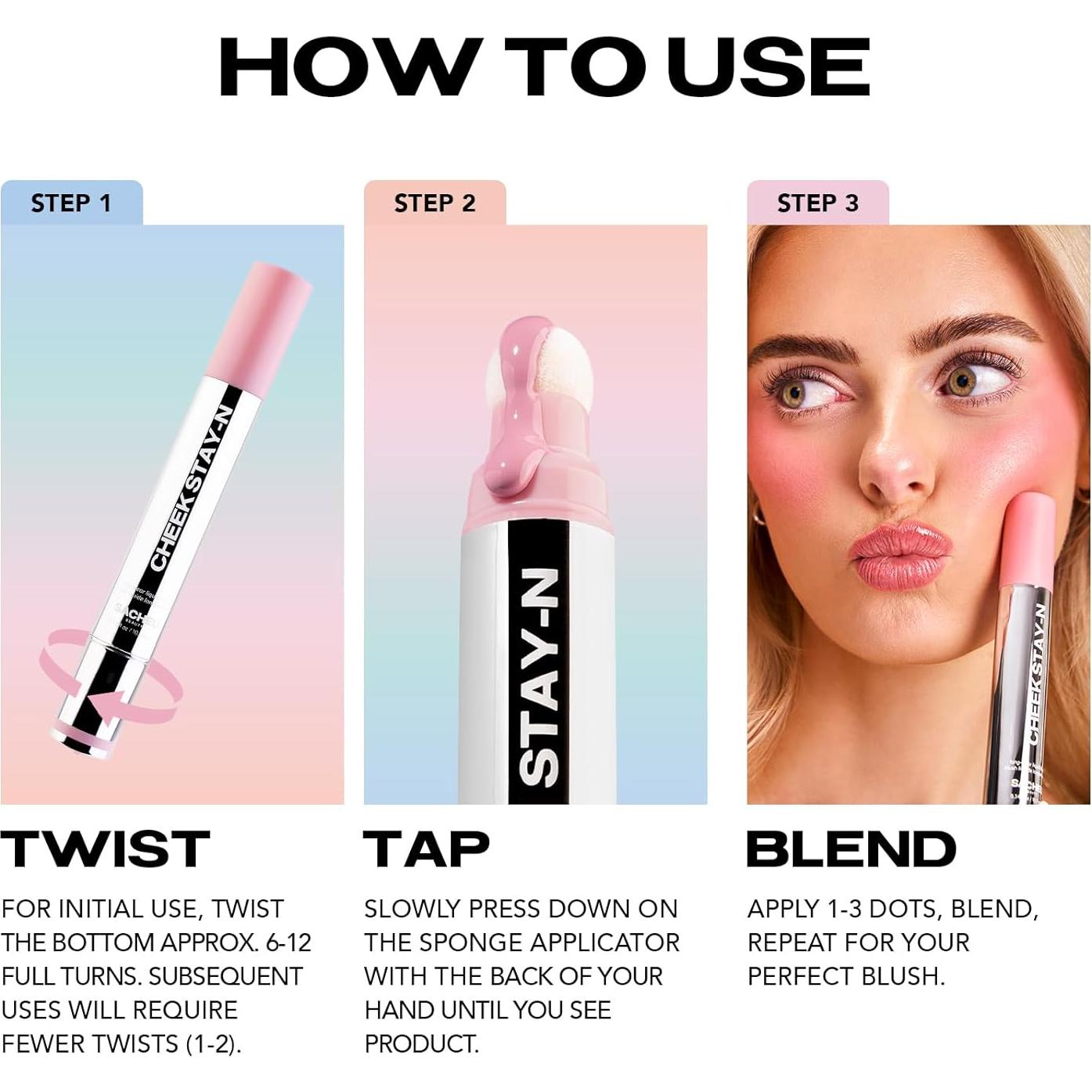 Rubor Líquido Sacheu Cheek STAY-N 10 ml - Alta Pigmentación