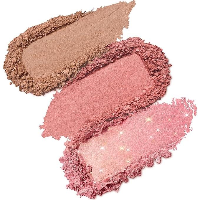 Paleta de Rubor y Bronceador KIKO Milano 3 en 1 Mate y Metálico