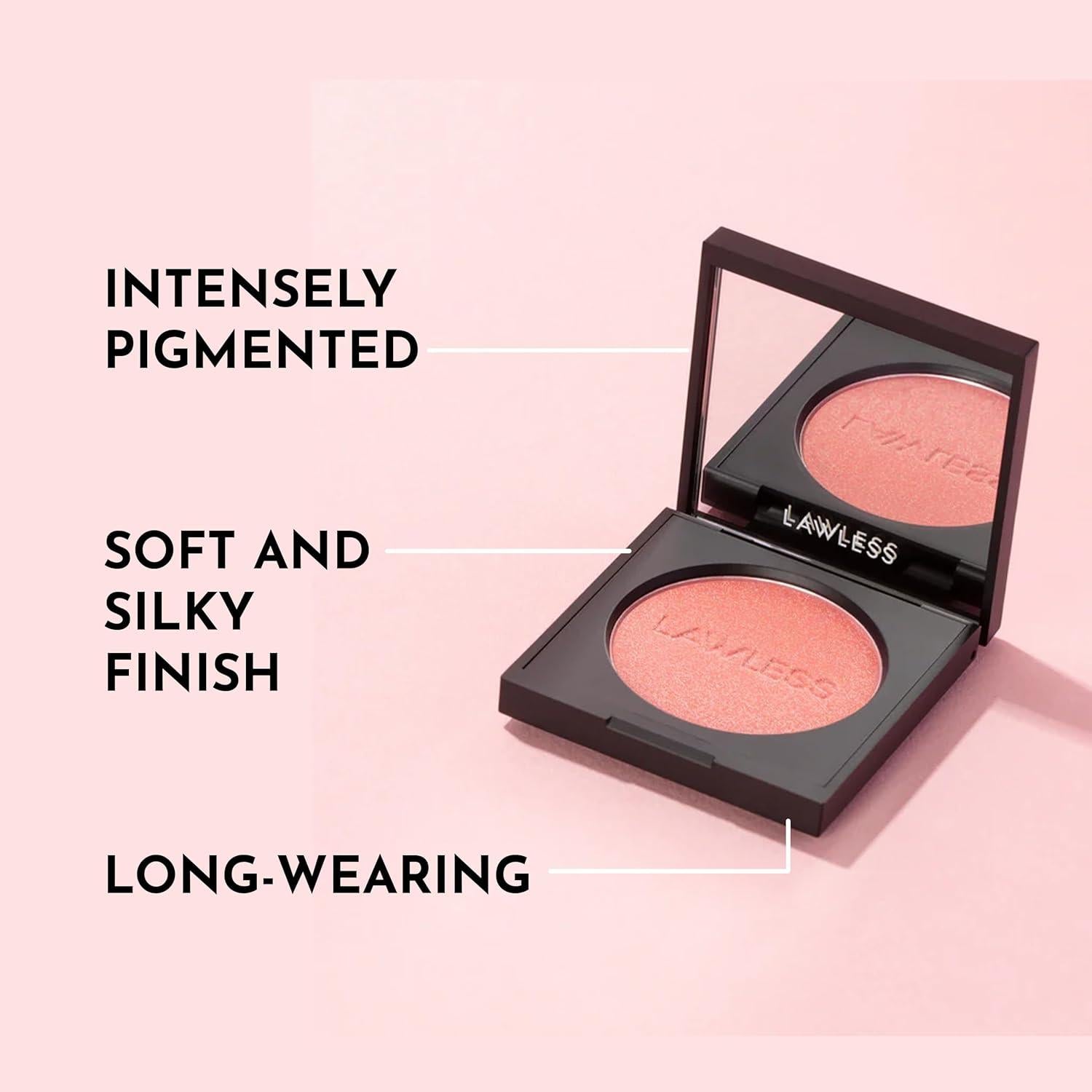 Rubor Premium Lawless Fénix Sin Talco 5.1g - Acabado Terciopelo