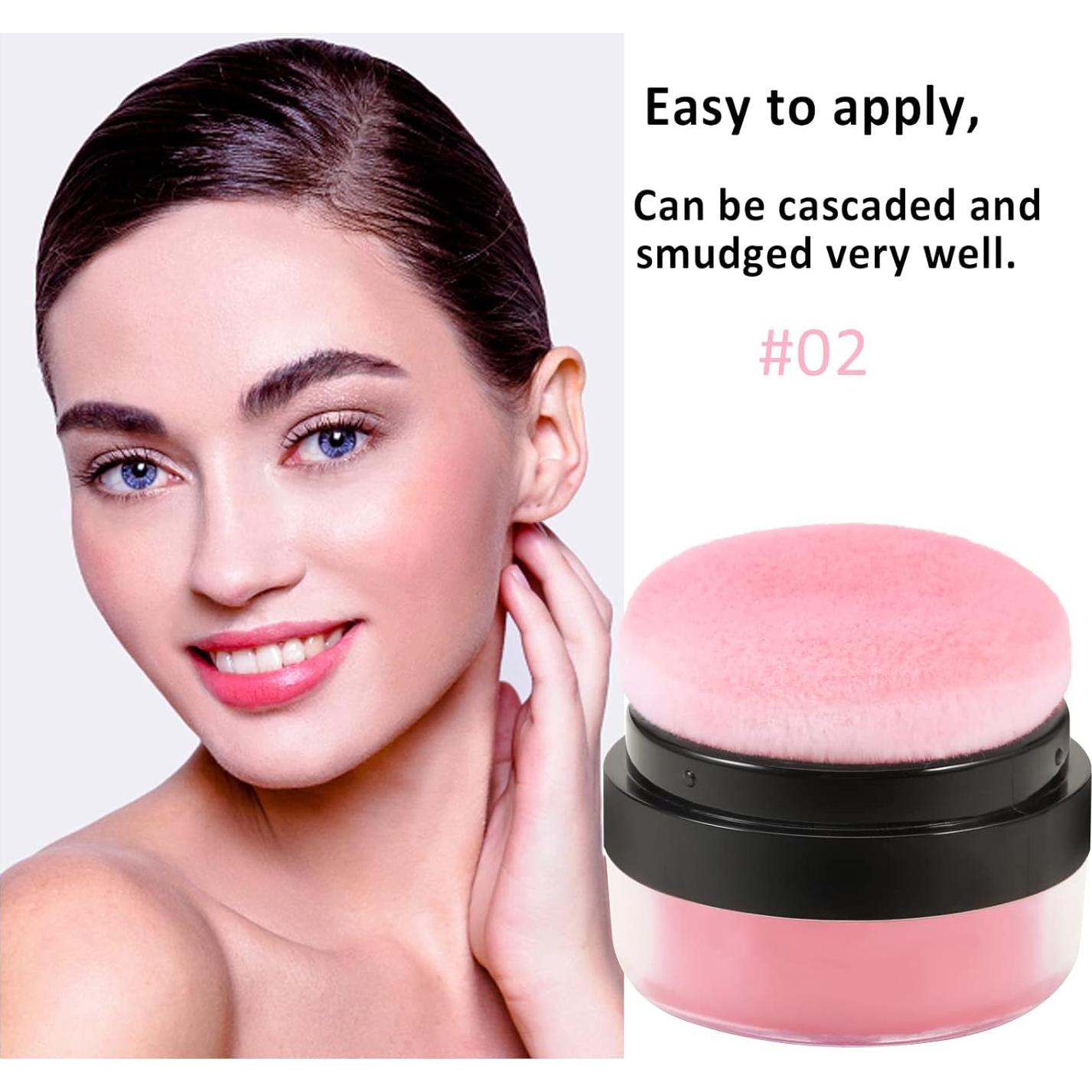 Rubor en Polvo Boobeen C02 - 9.92g, Larga Duración y Fácil Aplicación