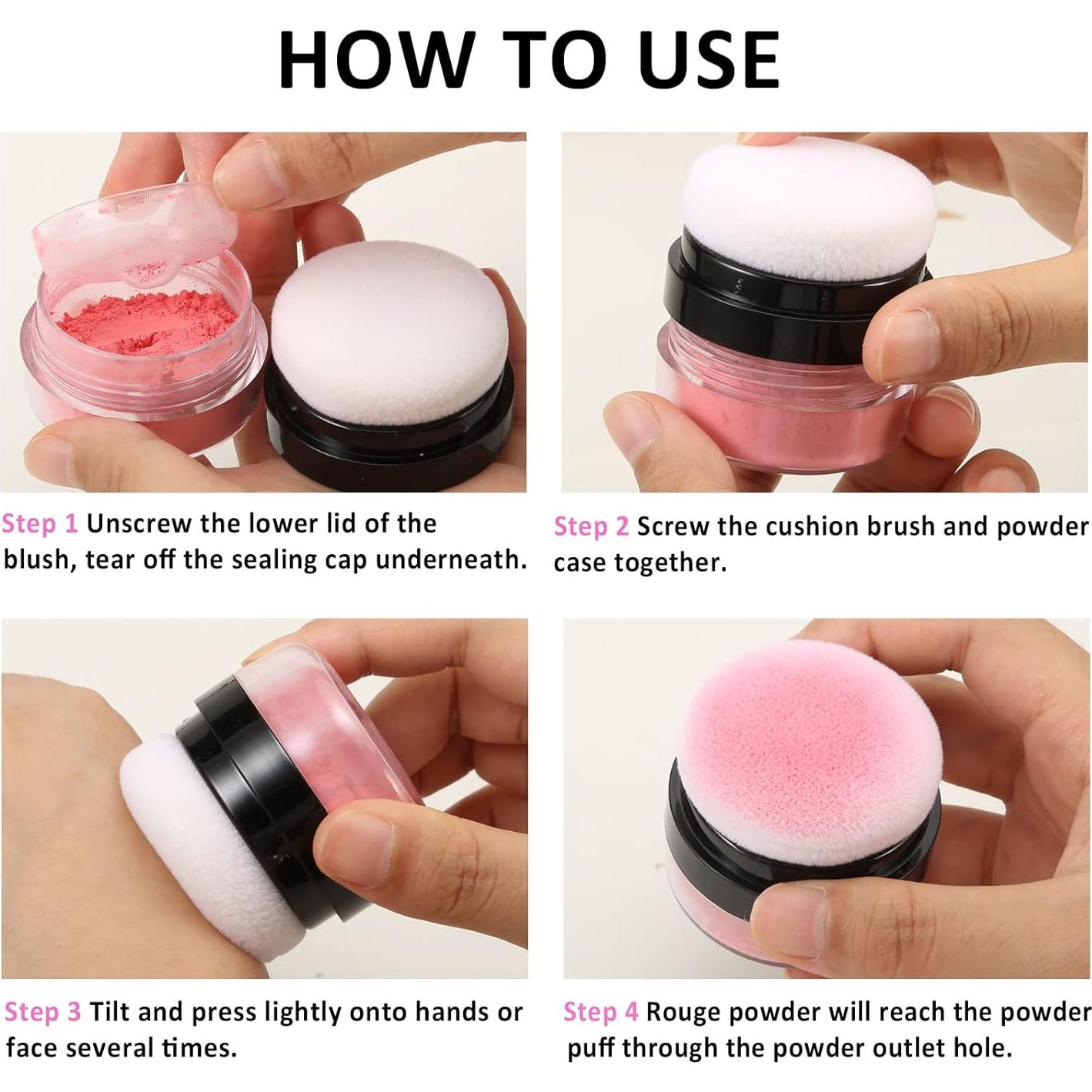 Rubor en Polvo Boobeen C02 - 9.92g, Larga Duración y Fácil Aplicación